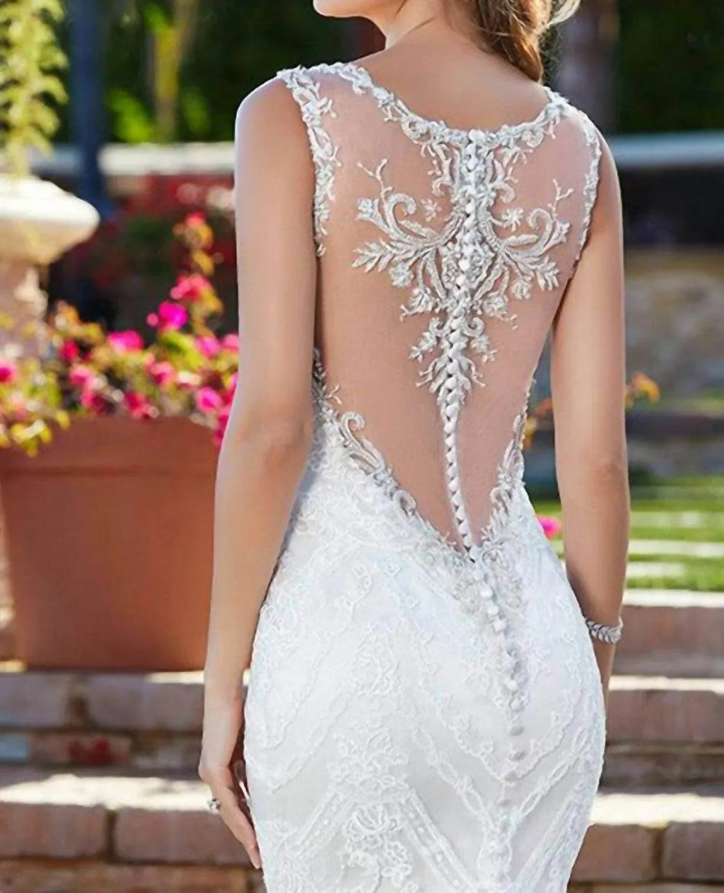 Rihanna Tiered Lace Dress