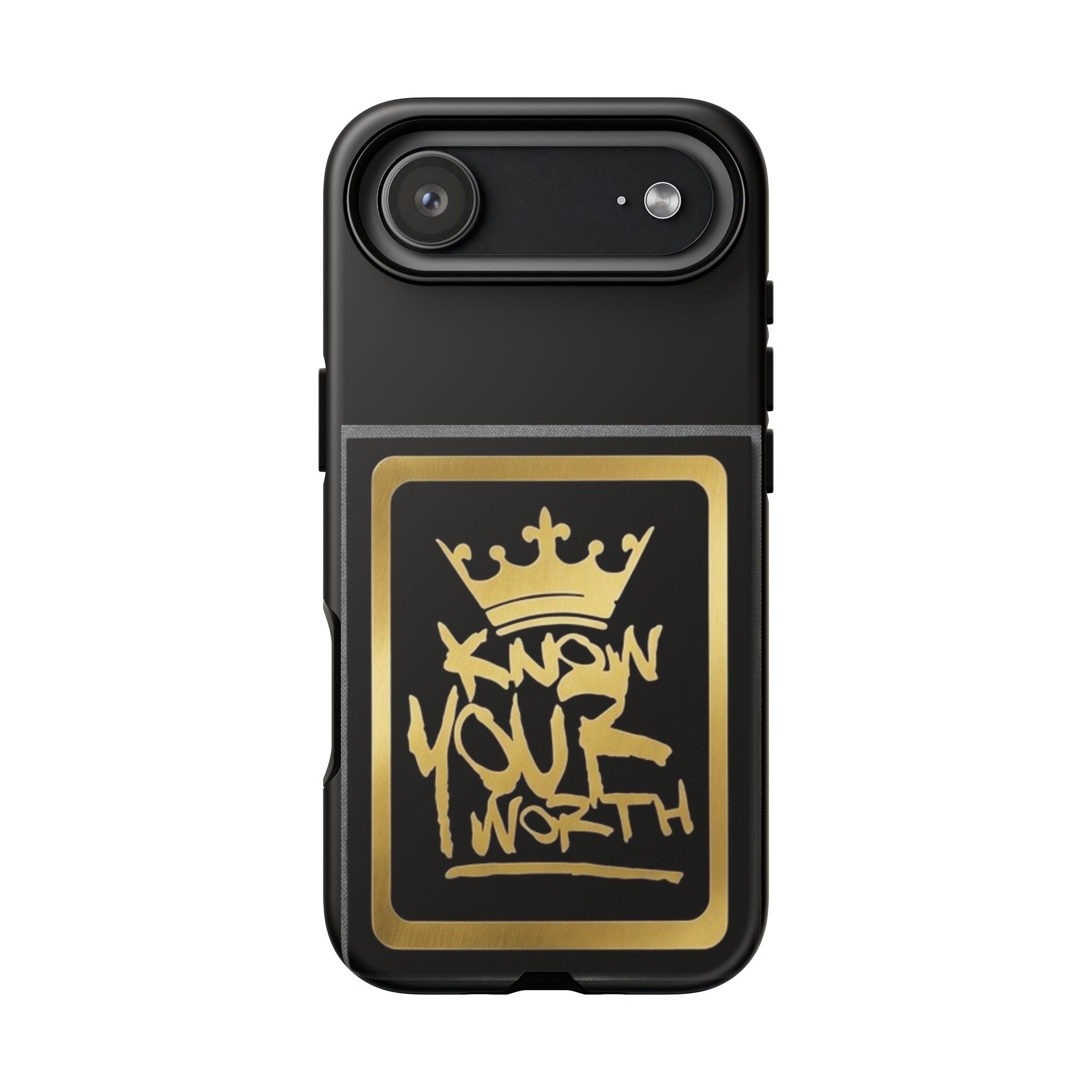 Know Your Worth 61920 - Gold Crown Cell Phone Case/ Cover