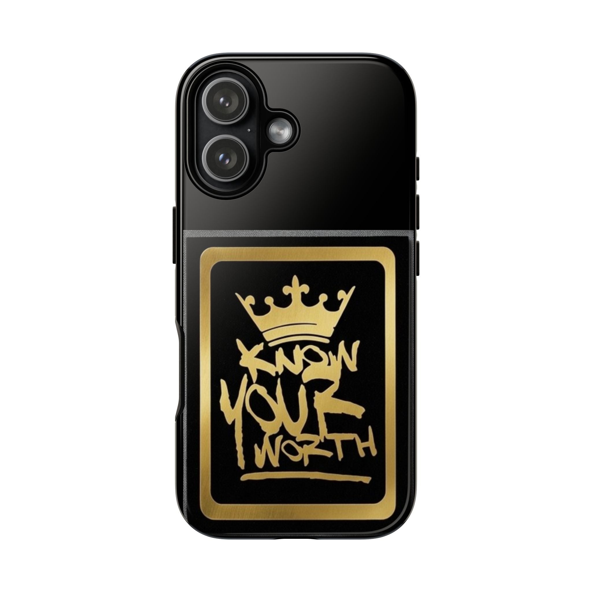 Know Your Worth 61920 - Gold Crown Cell Phone Case/ Cover