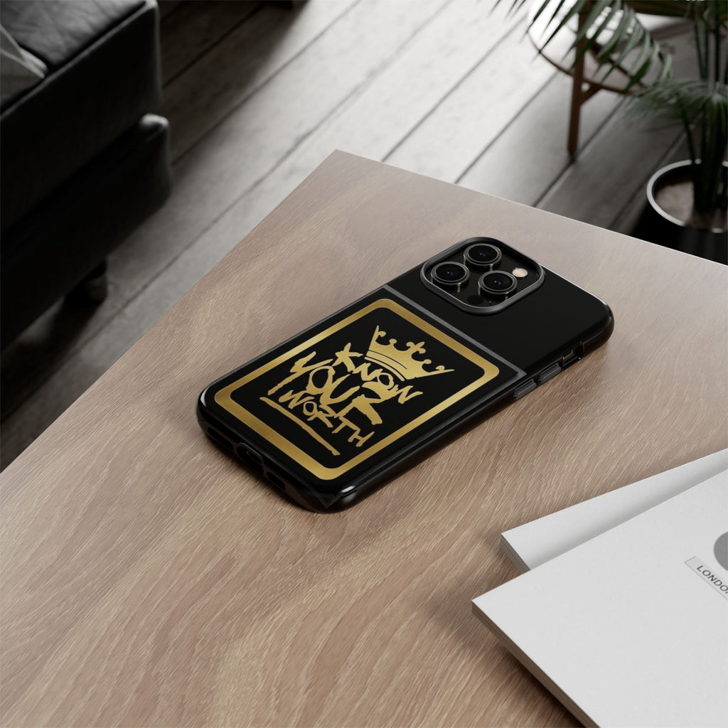 Know Your Worth 61920 - Gold Crown Cell Phone Case/ Cover