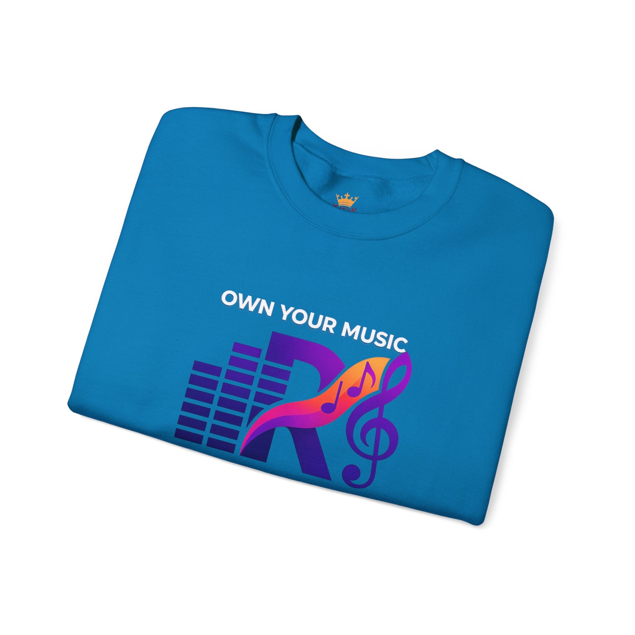 The Royalty Flow by KYW - Music Logo - Crewneck Sweatshirt