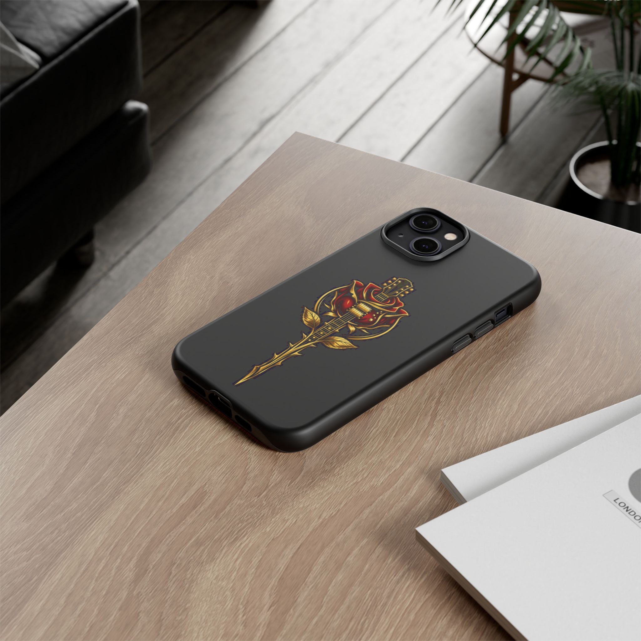 Guitar Rose by Know Your Worth 61920 - Cell Phone Case/ Cover