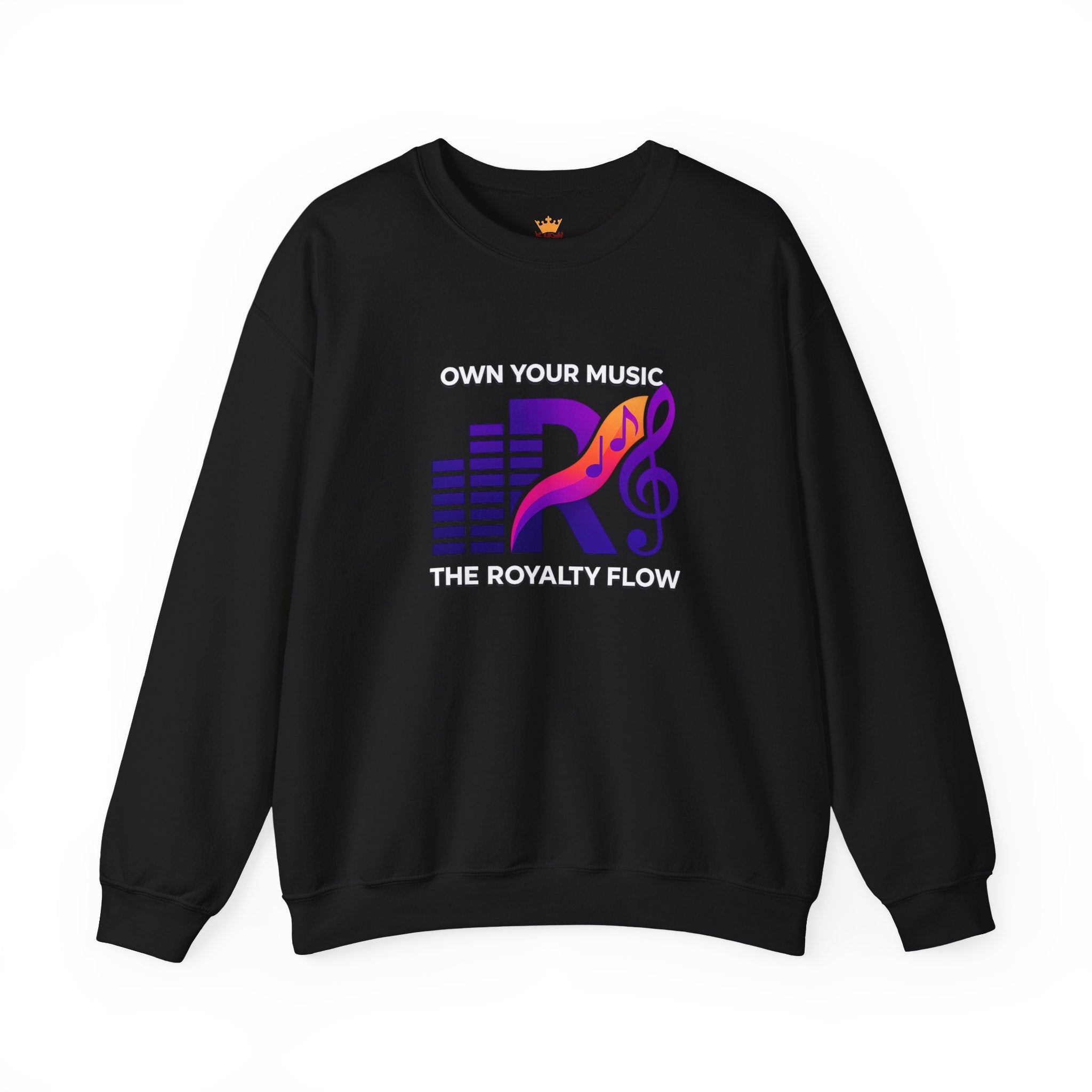 The Royalty Flow by KYW - Music Logo - Crewneck Sweatshirt