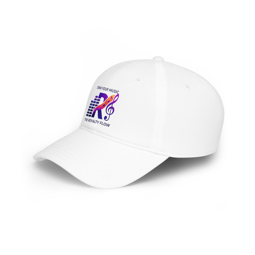 The Royalty Flow by KYW - Music Logo - Low Profile Baseball Cap