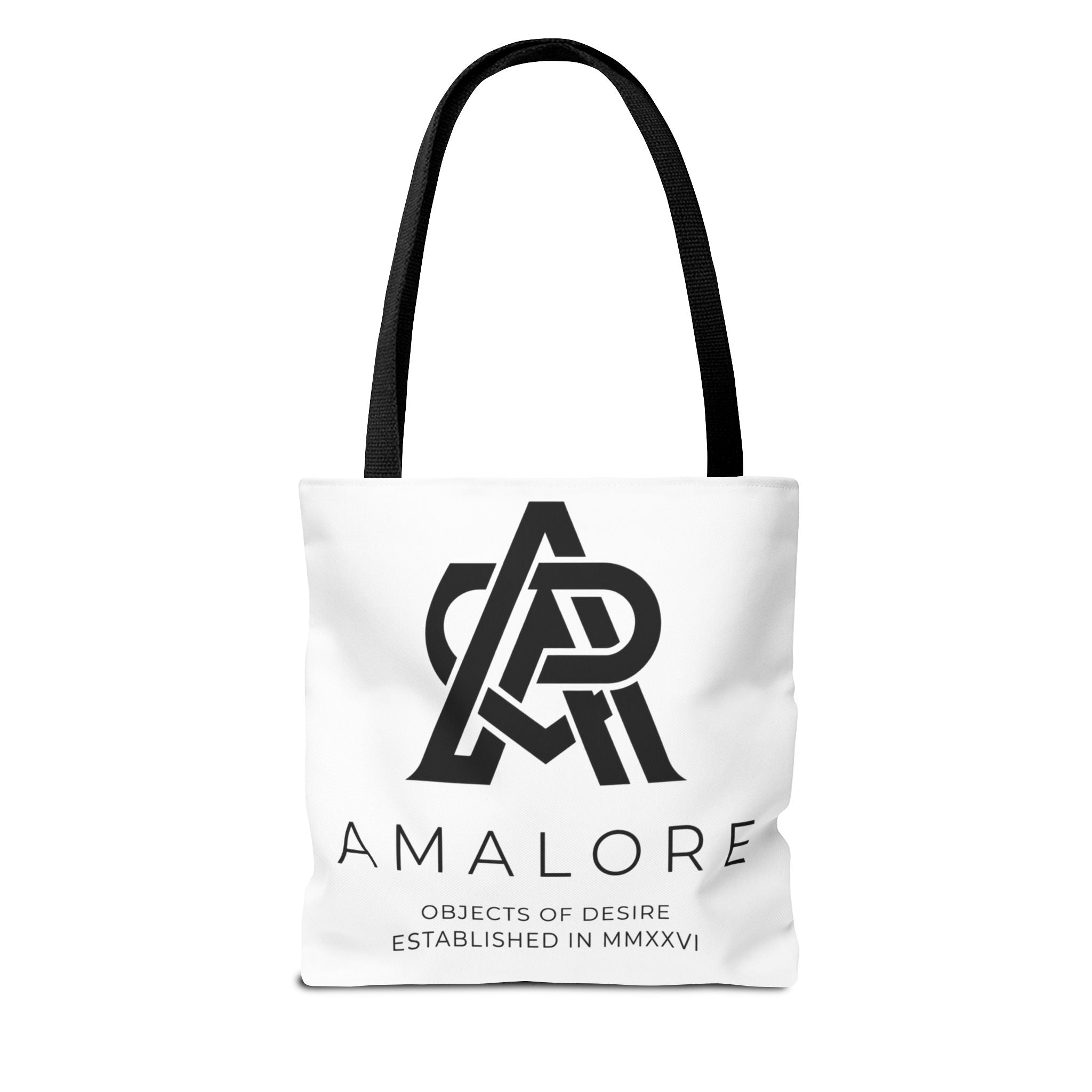 Amalore Designer Tote Bag — Minimalist Branded Canvas Tote
