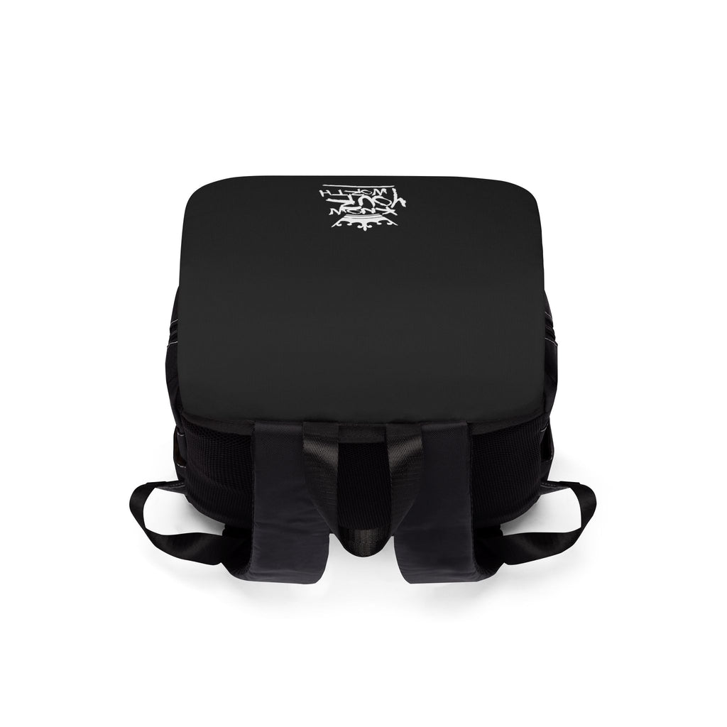 Know Your Worth Designer Crown Logo Casual Shoulder Backpack