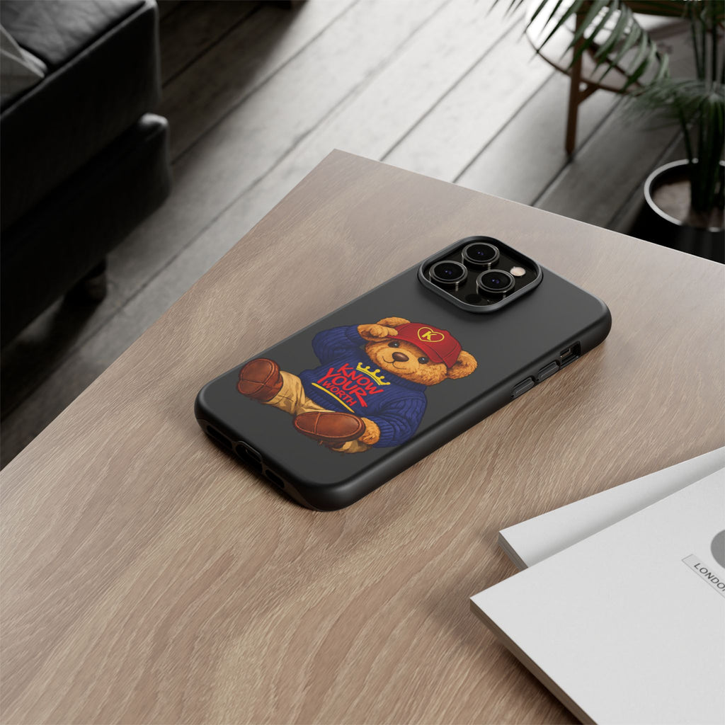 Know Your Worth - Teddy Bear - Cell Phone Case/ Cover