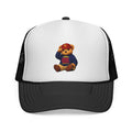 Trucker Cap - Teddy Bear Graffiti "Know Your Worth" Mesh Hat