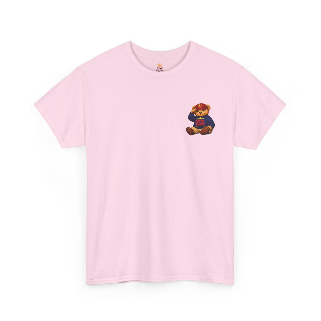 Know Your Worth EST. 6.19.20 — Inspirational Small Teddy Bear Graphic Tee