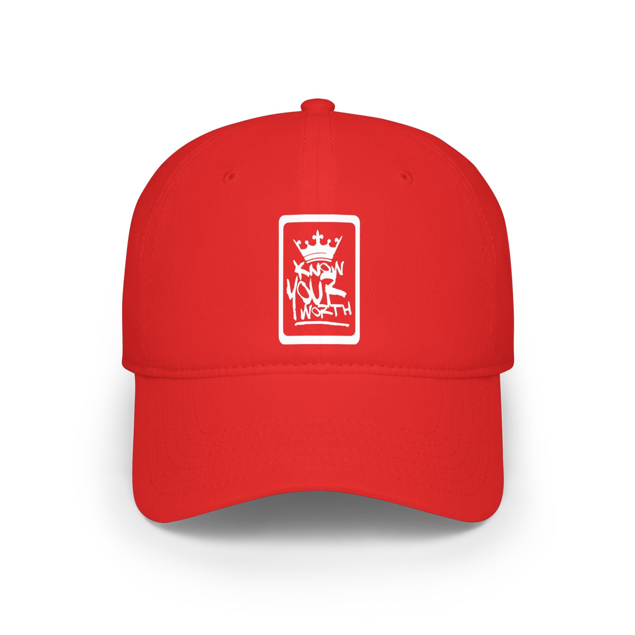 Know Your Worth Emblem - Low Profile Baseball Cap