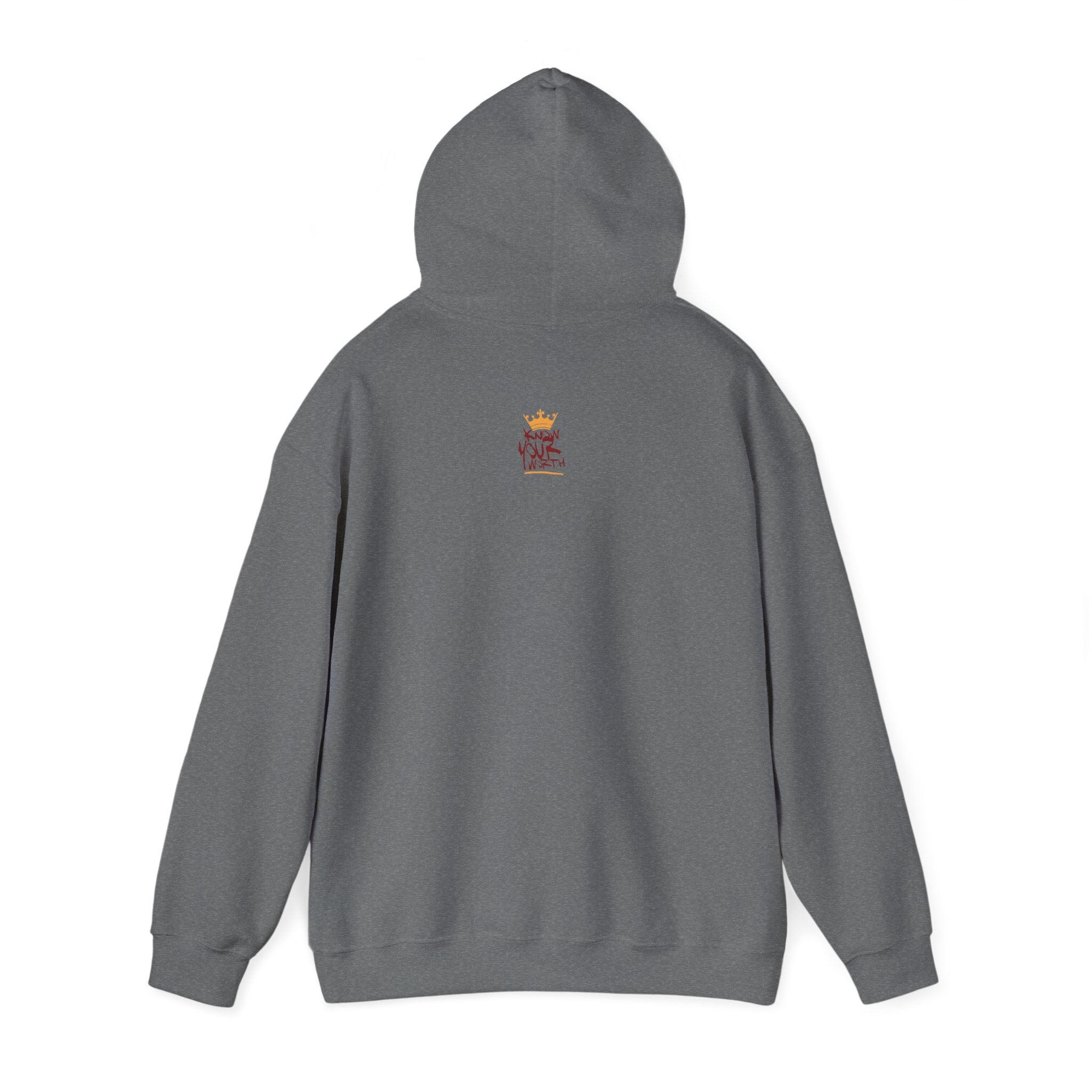 The Math Ain't Math'n — Inspirational Gold & Burgundy Crown Graphic Hoodie