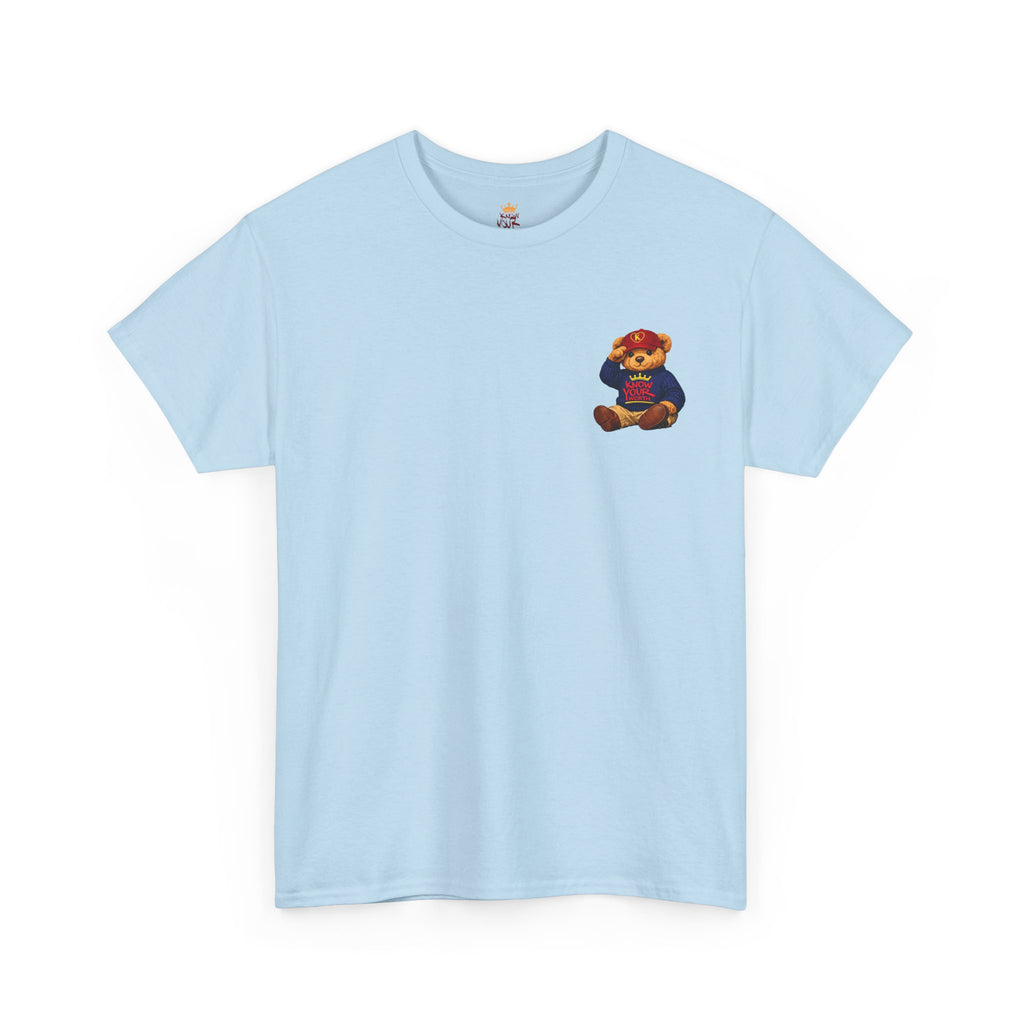 Know Your Worth EST. 6.19.20 — Inspirational Small Teddy Bear Graphic Tee