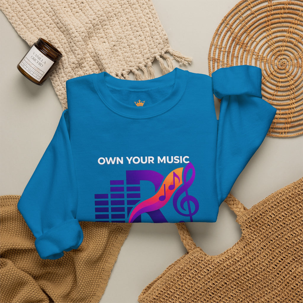 The Royalty Flow by KYW - Music Logo - Crewneck Sweatshirt