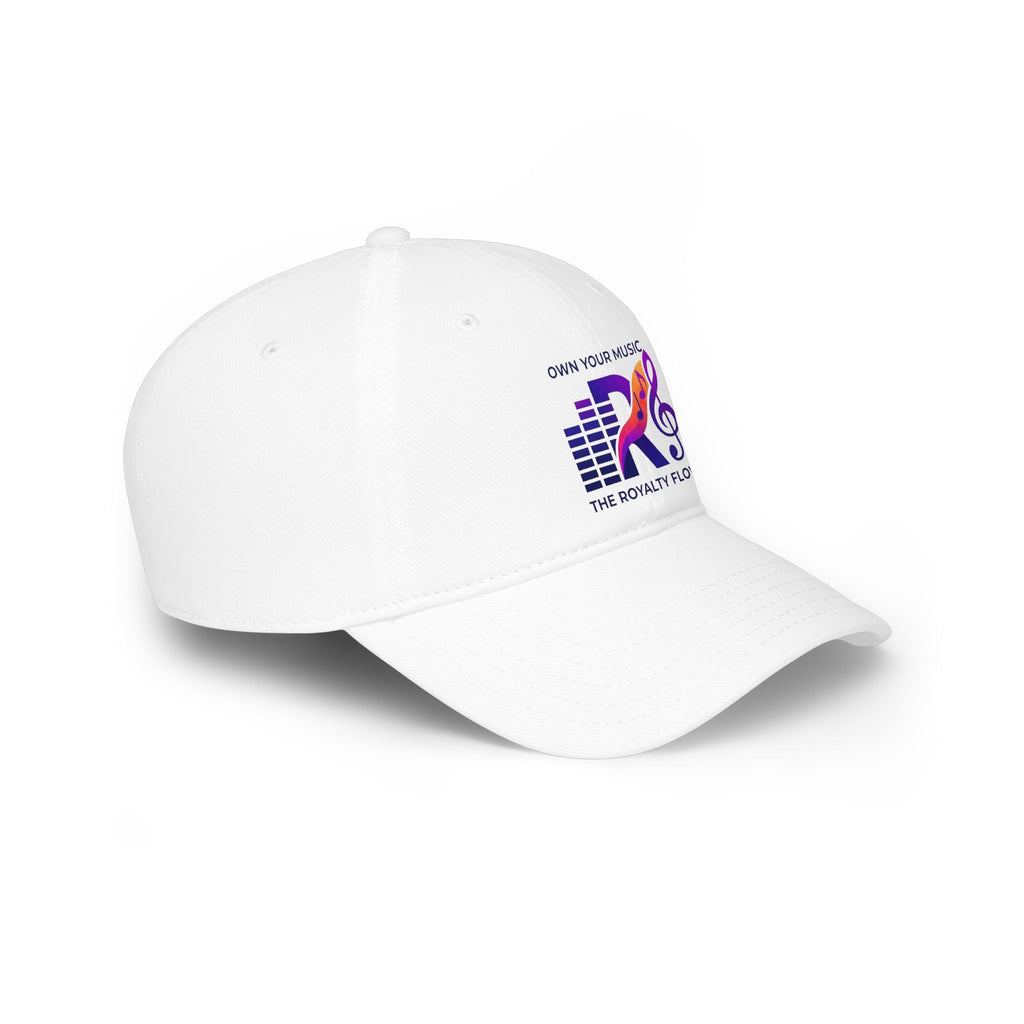 The Royalty Flow by KYW - Music Logo - Low Profile Baseball Cap