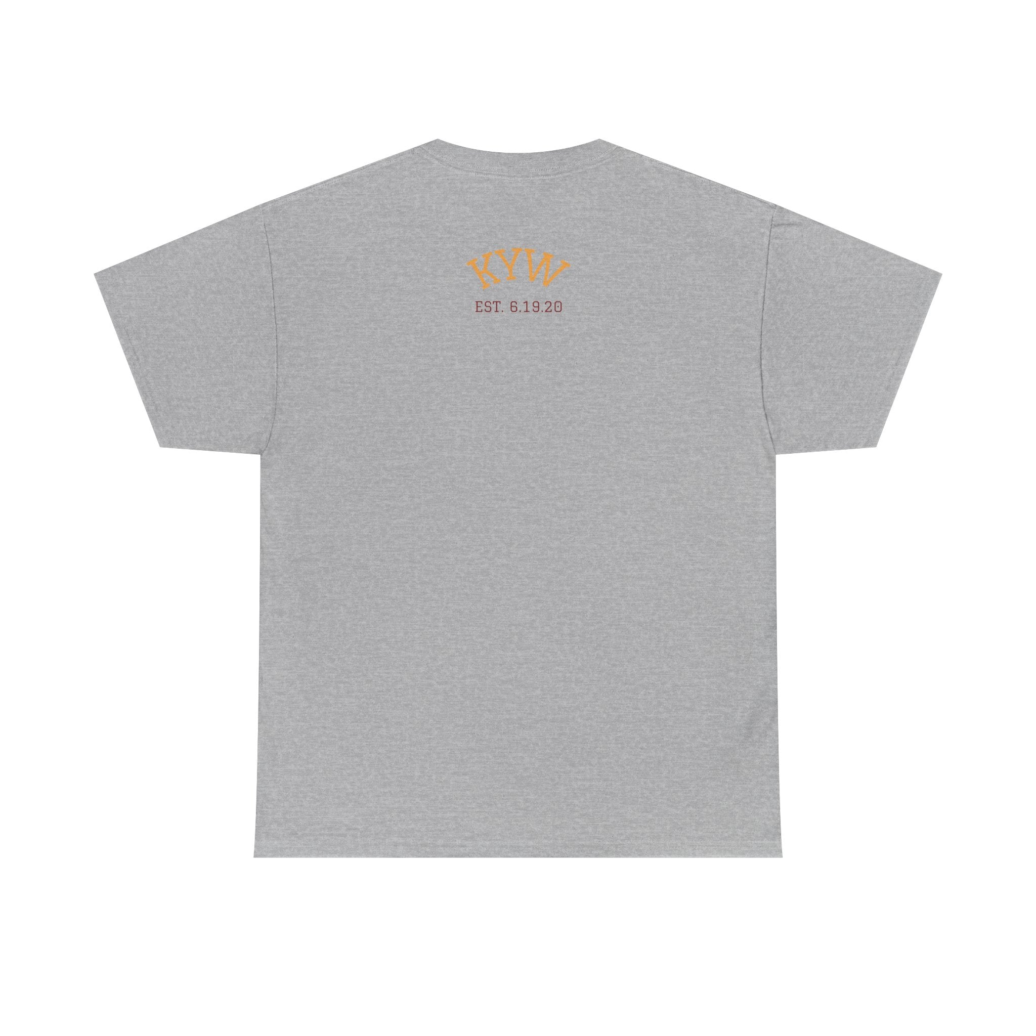 KYW — Inspirational Gold & Burgundy Crown Graphic Tee