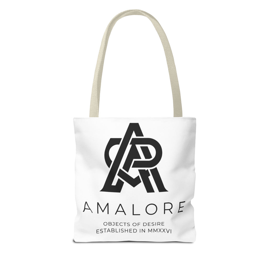 Amalore Designer Tote Bag — Minimalist Branded Canvas Tote