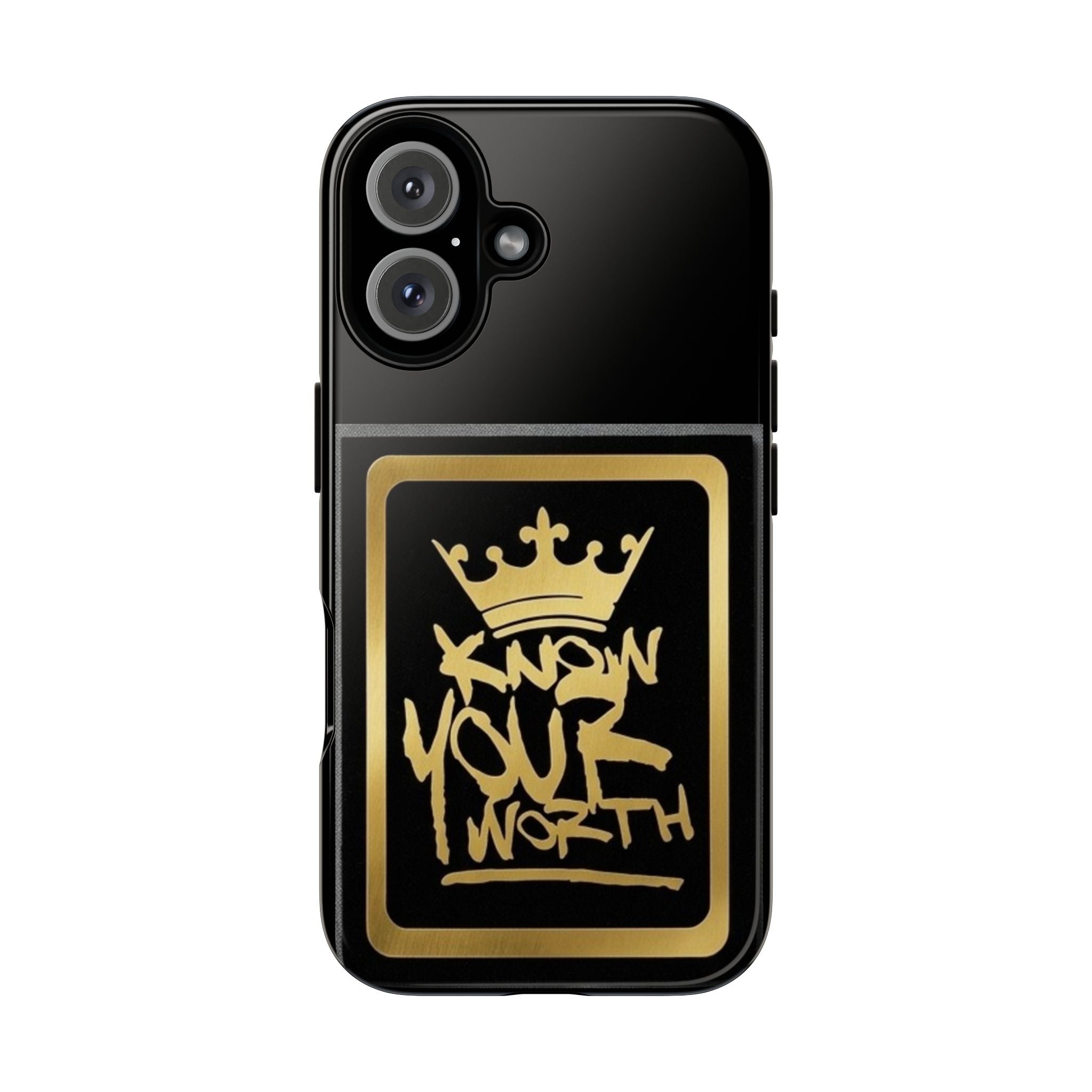 Know Your Worth 61920 - Gold Crown Cell Phone Case/ Cover