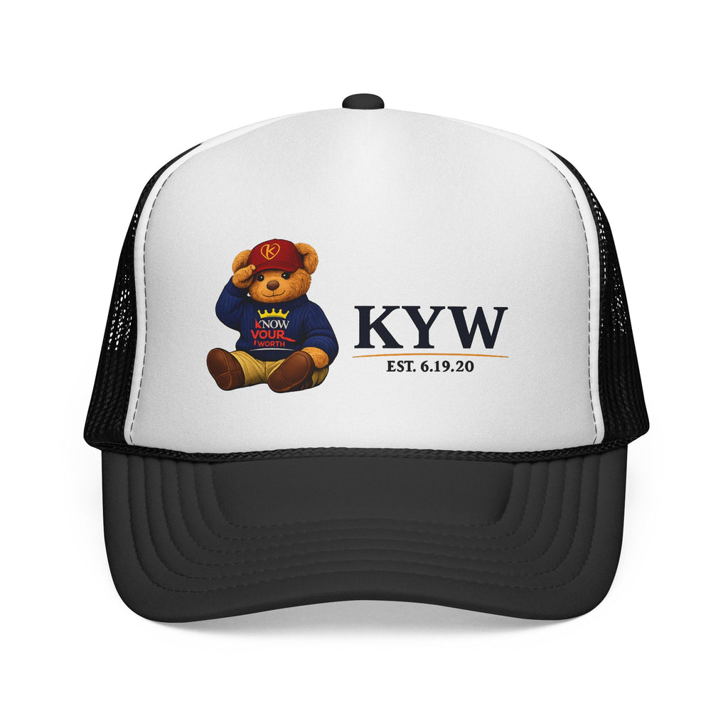Copy of Trucker Cap - Crown Graffiti "Know Your Worth" Mesh Hat