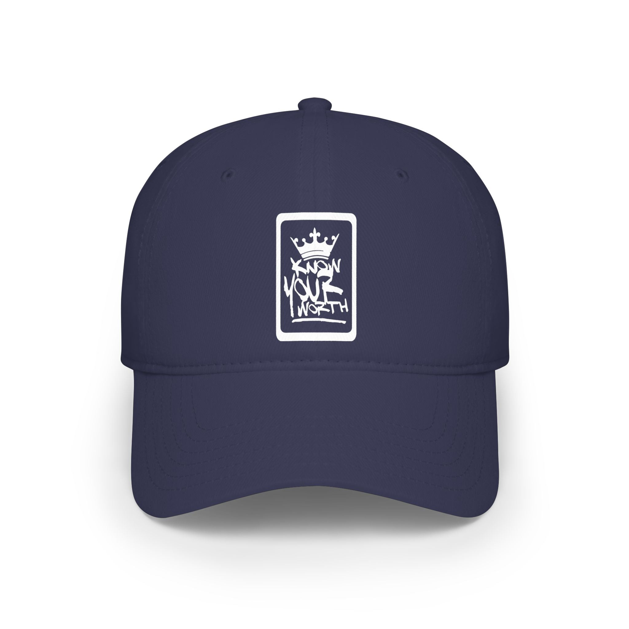 Know Your Worth Emblem - Low Profile Baseball Cap