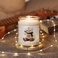 Monogram K Heart Soy Candle by Know Your Worth – 9oz Scented Jar (Teddy Bear)