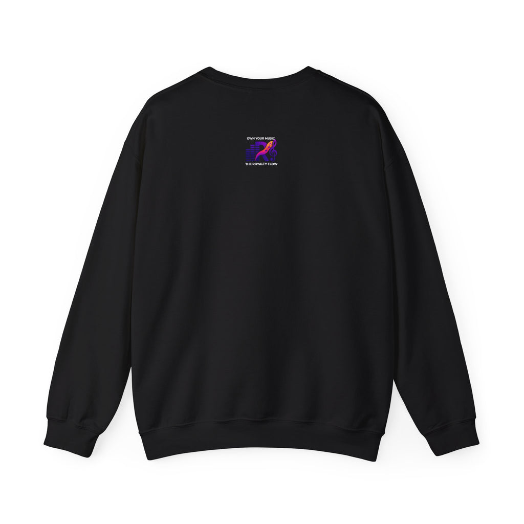 The Royalty Flow by KYW - Music Logo - Crewneck Sweatshirt