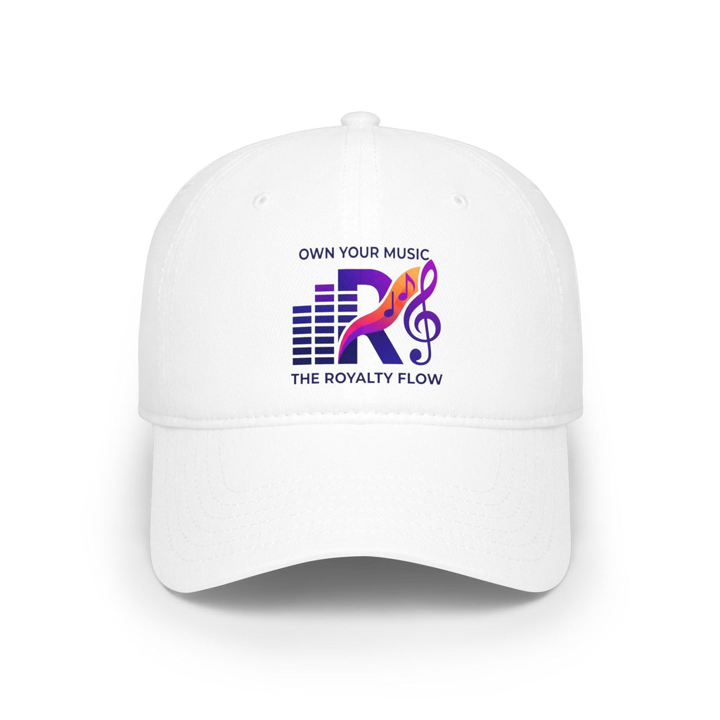 The Royalty Flow by KYW - Music Logo - Low Profile Baseball Cap