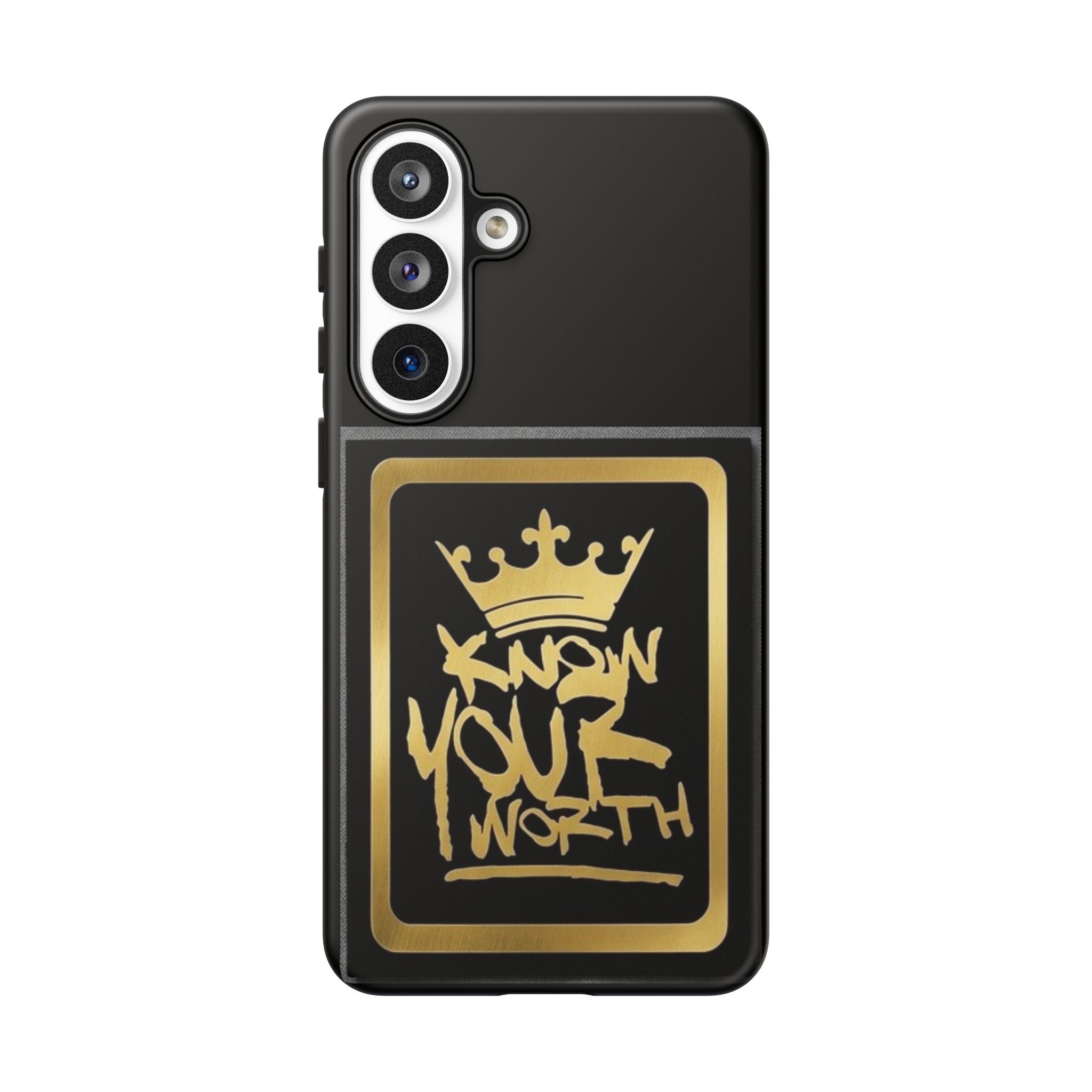 Know Your Worth 61920 - Gold Crown Cell Phone Case/ Cover