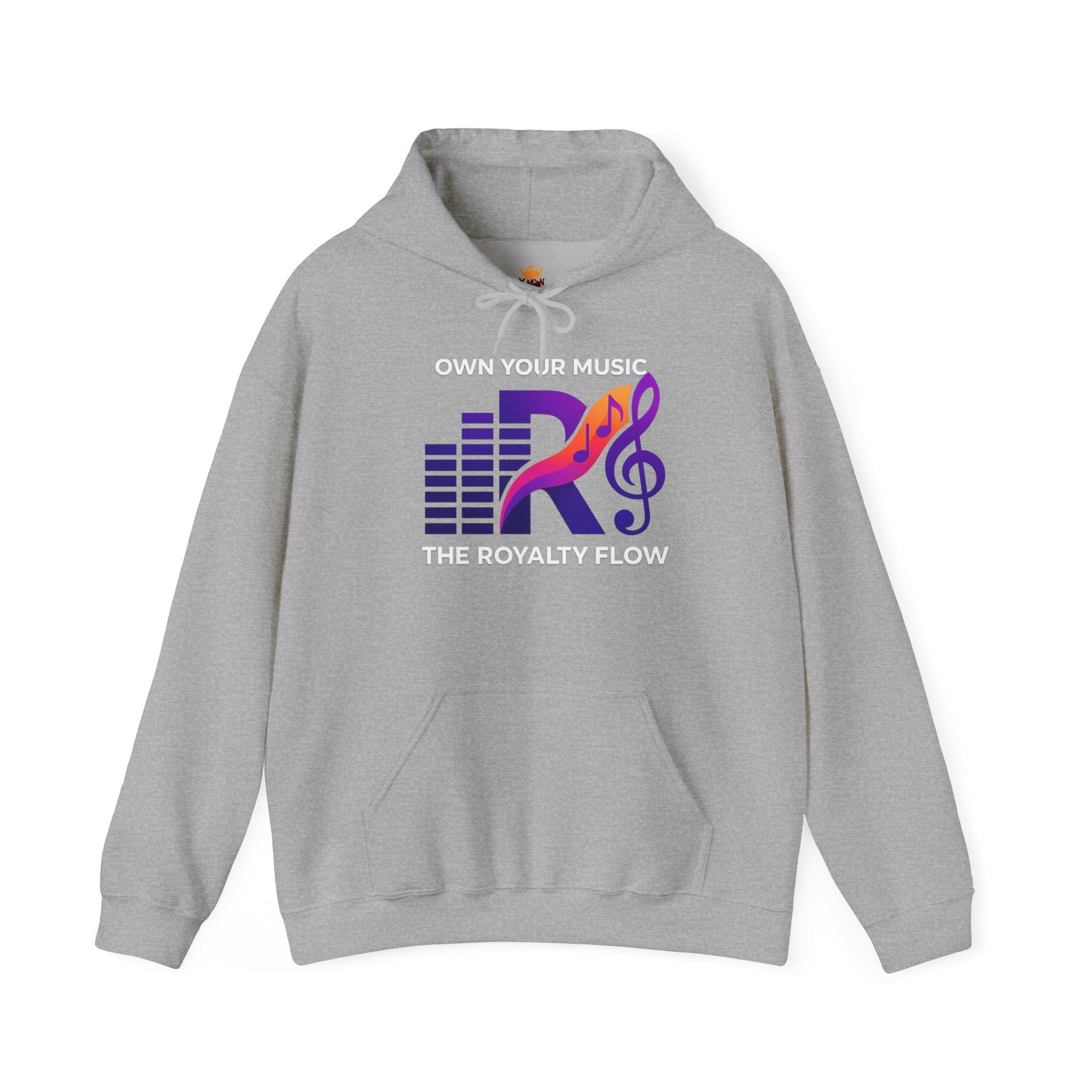 The Royalty Flow Hoodie by KYW — Music Logo - Pullover