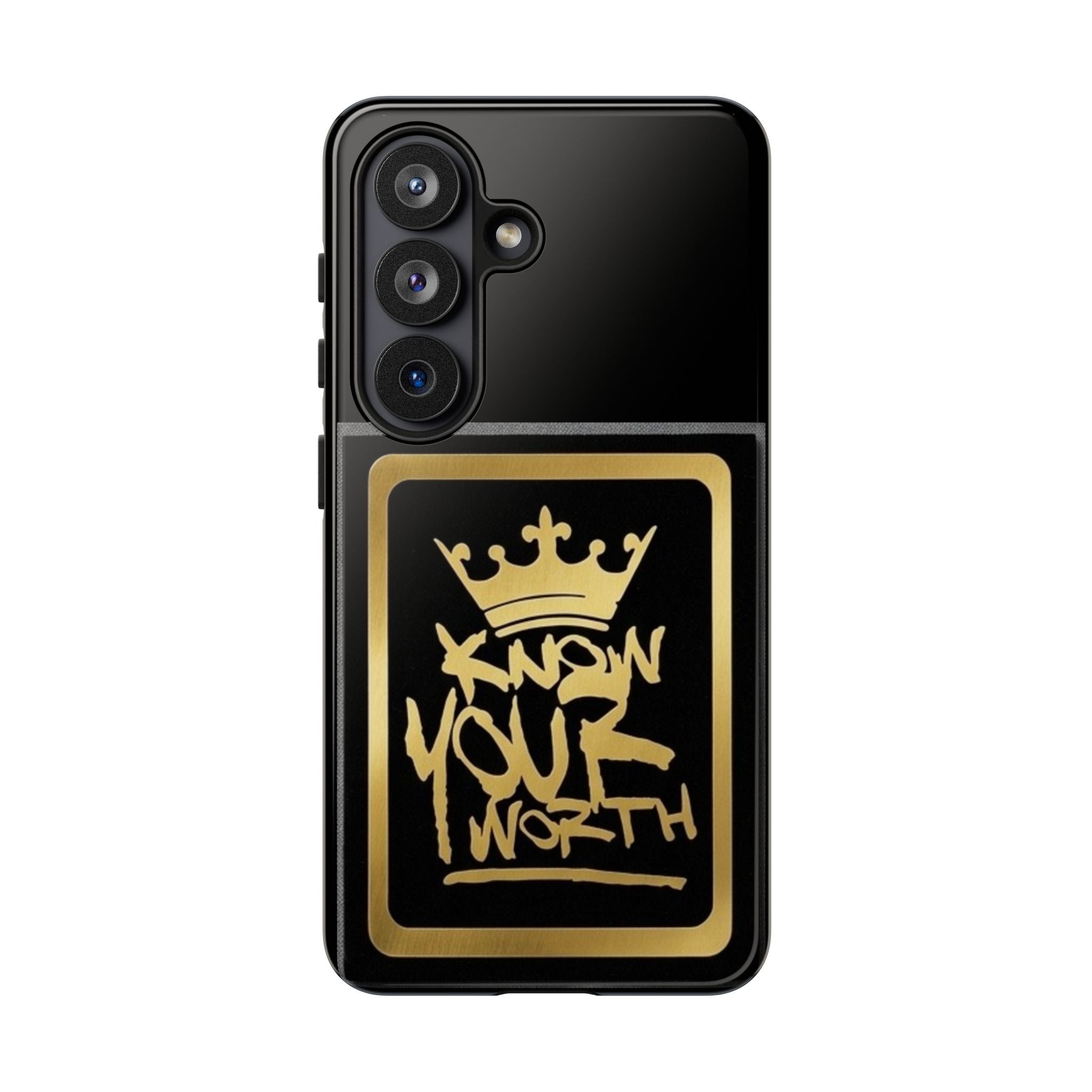 Know Your Worth 61920 - Gold Crown Cell Phone Case/ Cover