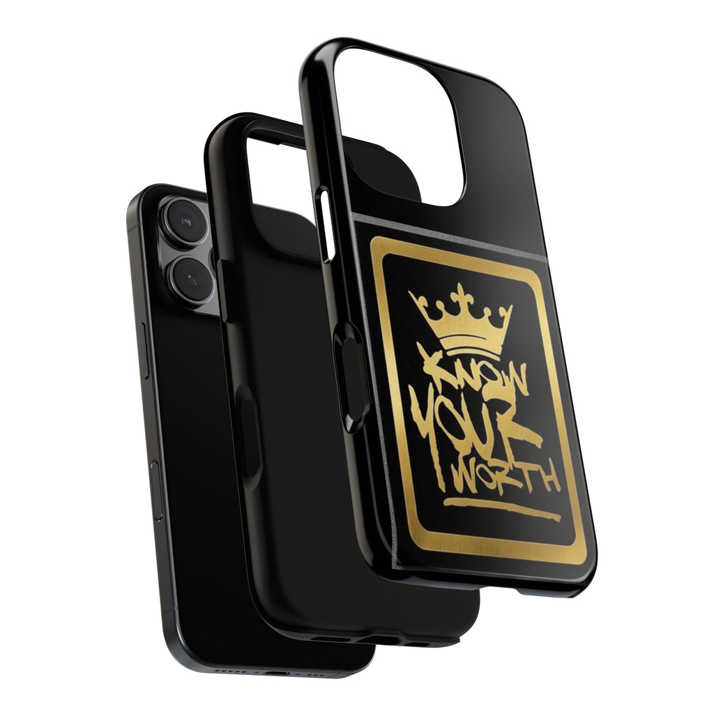 Know Your Worth 61920 - Gold Crown Cell Phone Case/ Cover