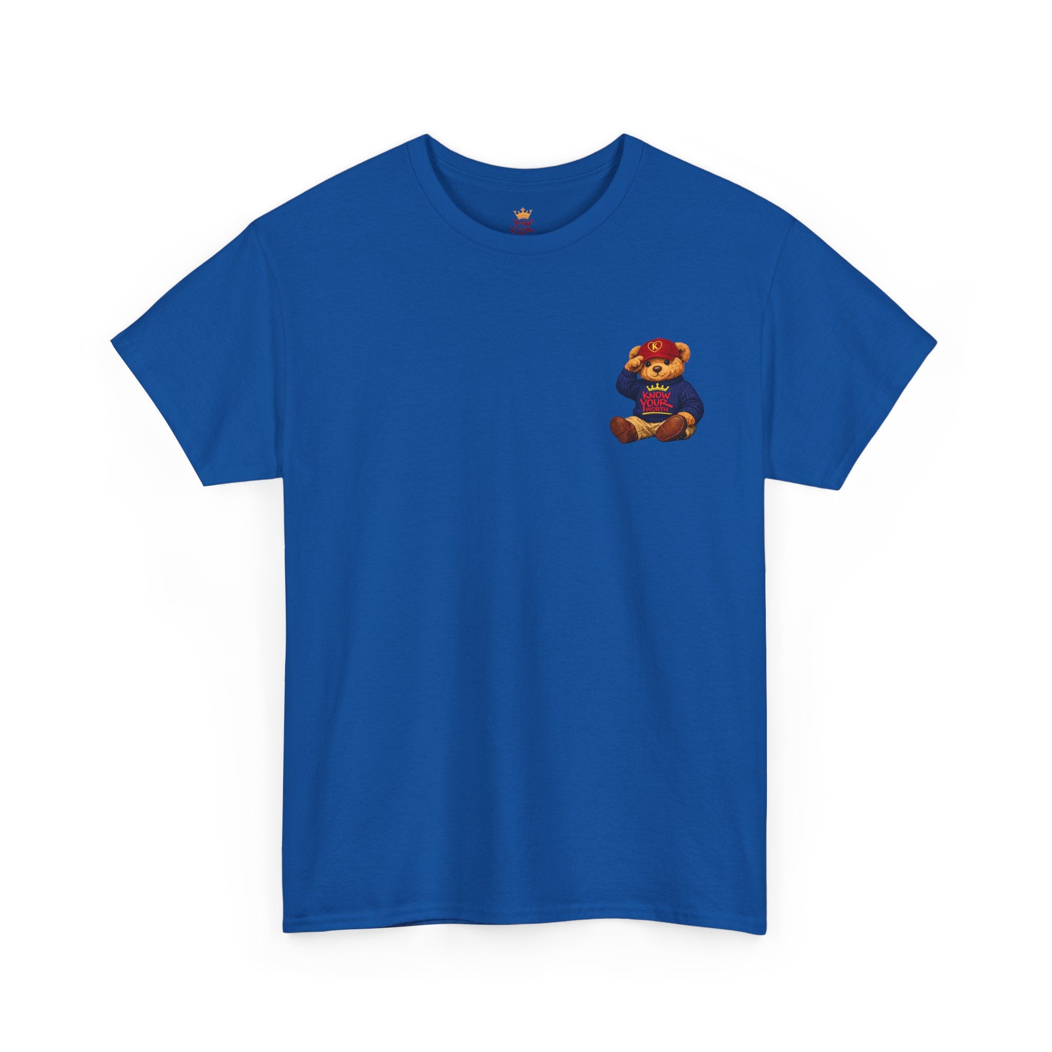 Know Your Worth EST. 6.19.20 — Inspirational Small Teddy Bear Graphic Tee