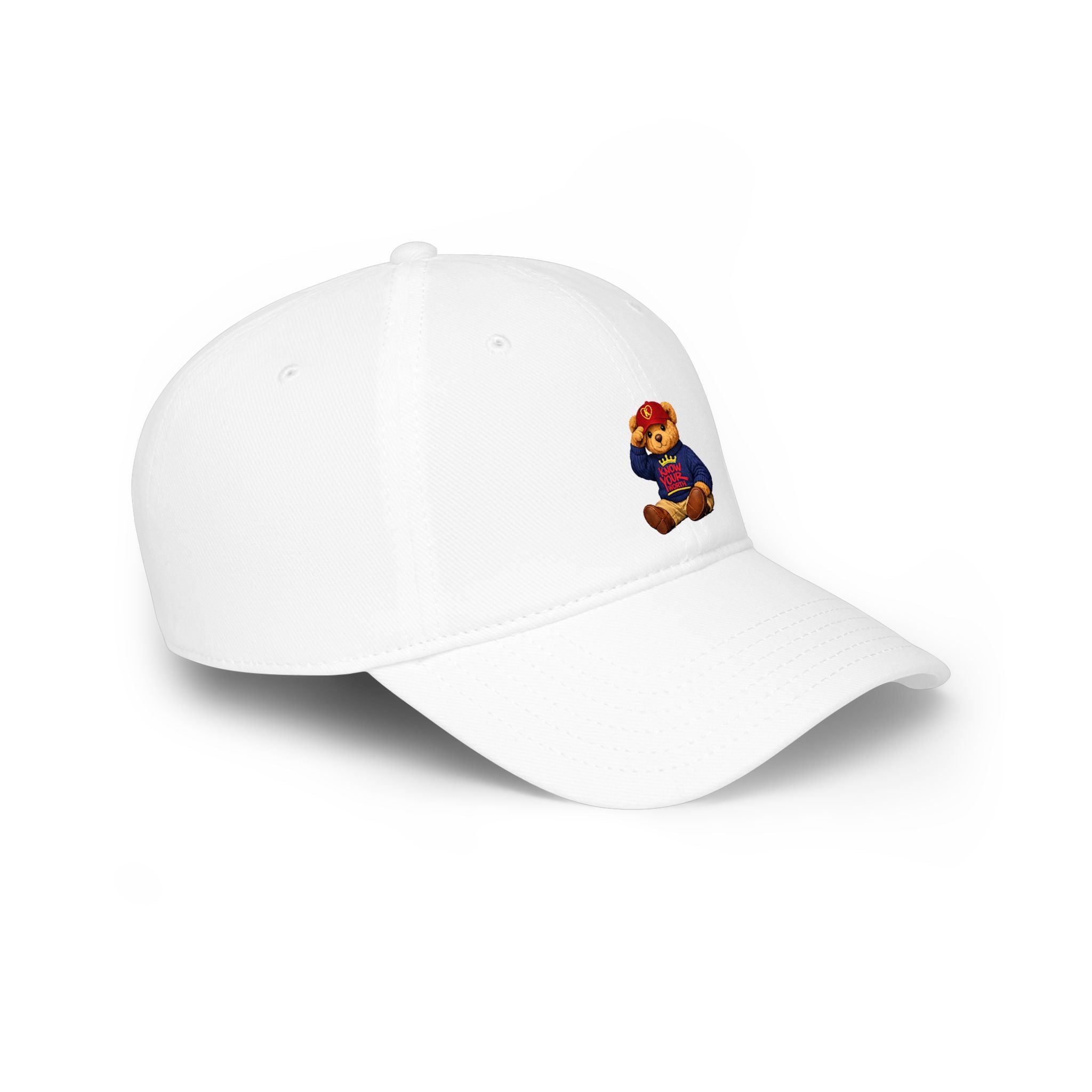 Know Your Worth - Brown Teddy Bear - Low Profile Baseball Cap