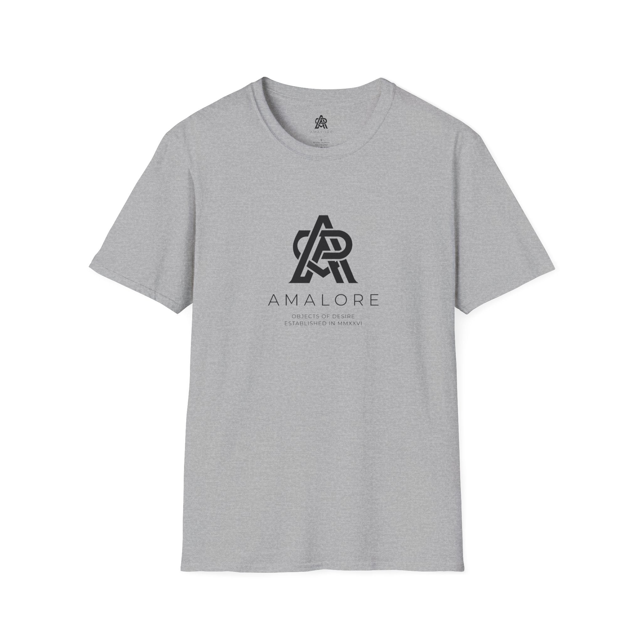 Amalore Logo T-Shirt — Minimalist Monogram Tee for Everyday Wear