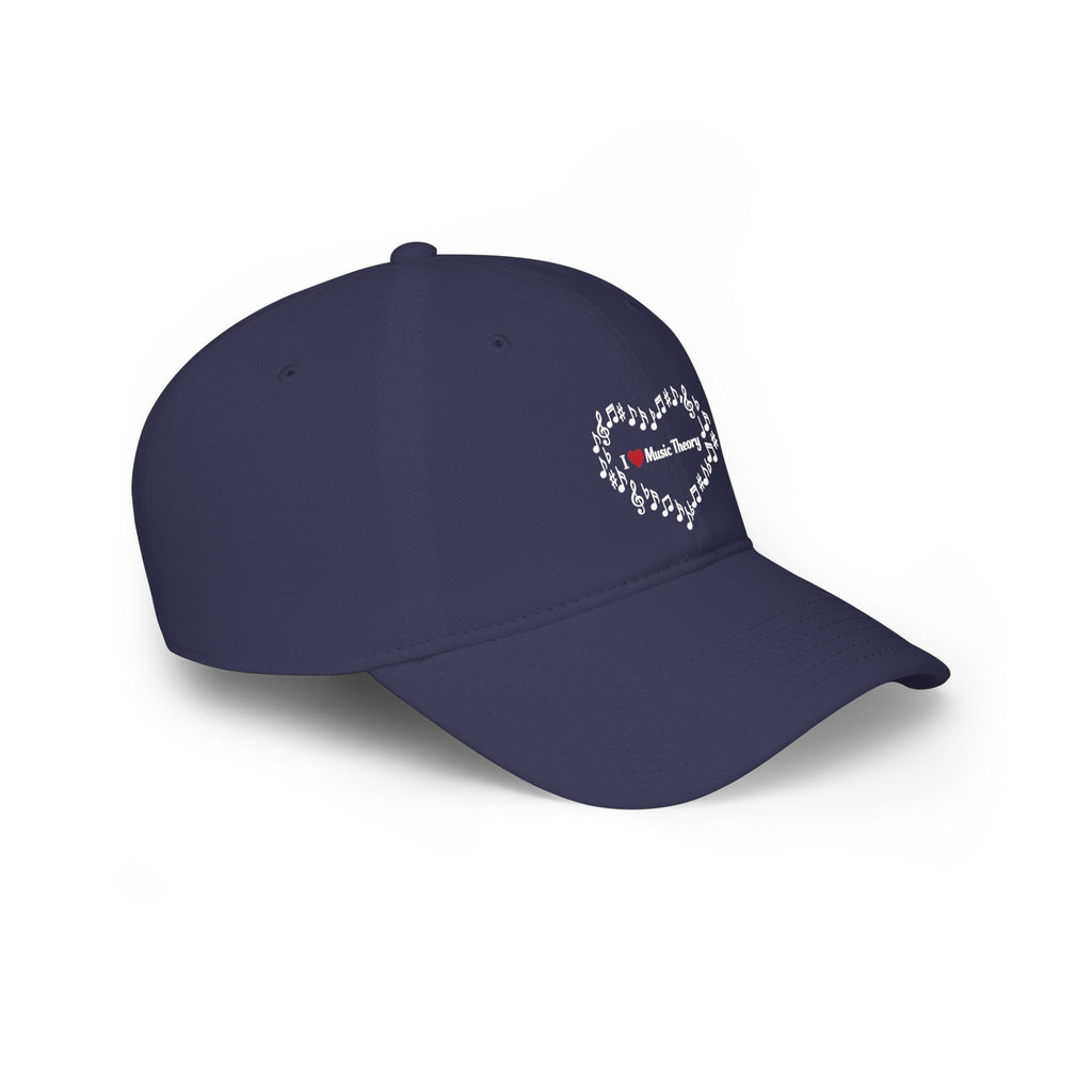 I Love Music Theory - 5 Low Profile Baseball Cap