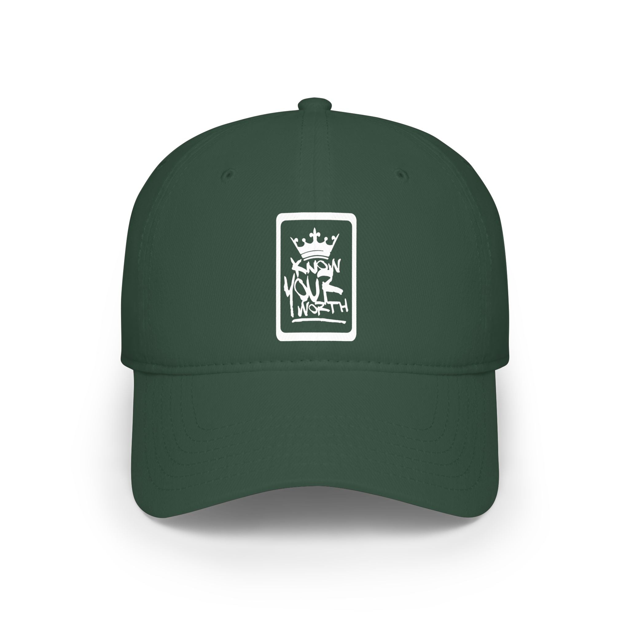 Know Your Worth Emblem - Low Profile Baseball Cap