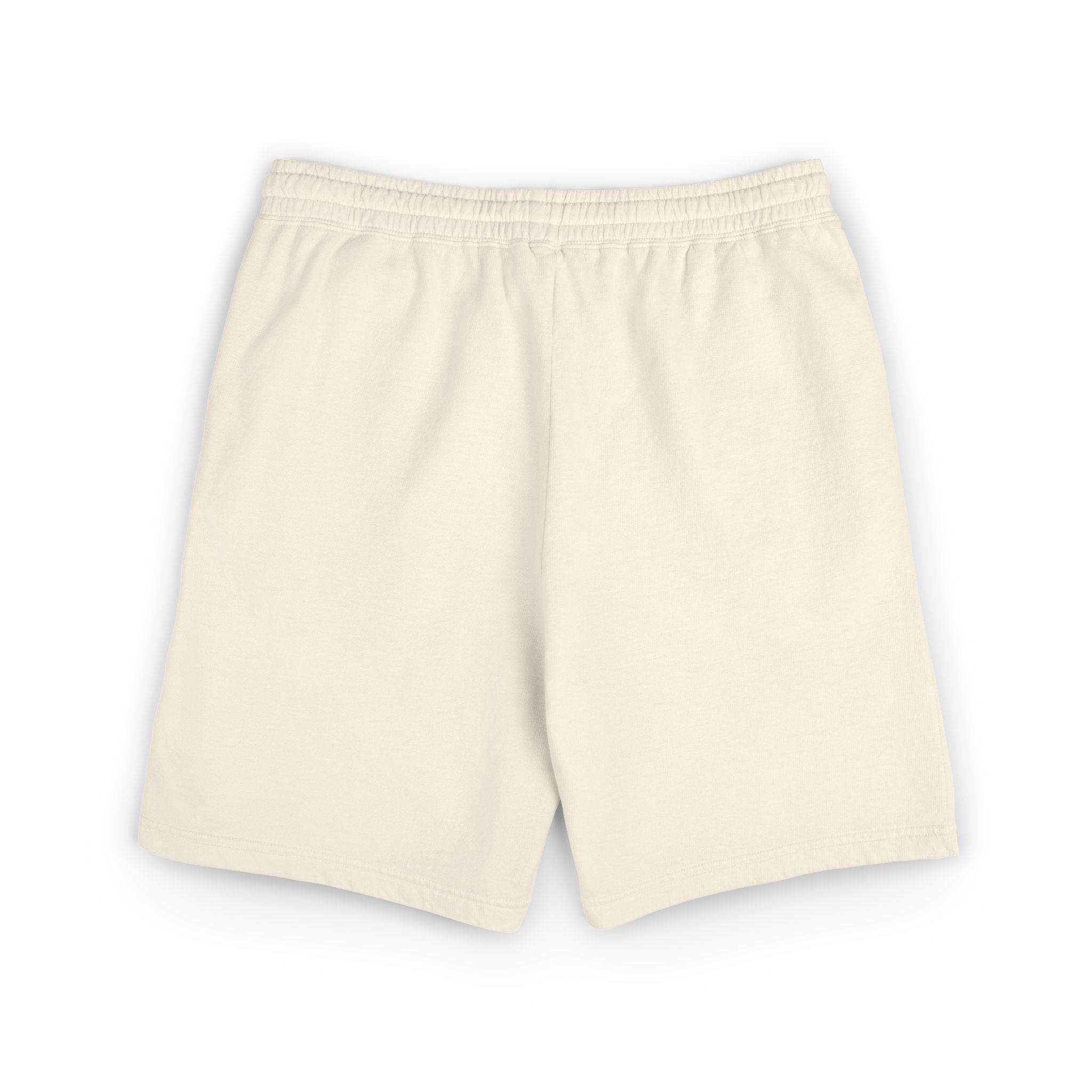 Embroidered - Know Your Worth Est. 61920 - Teddy Bear Fleece Sweat Shorts — Lightweight Garment-Dyed Lounge Shorts