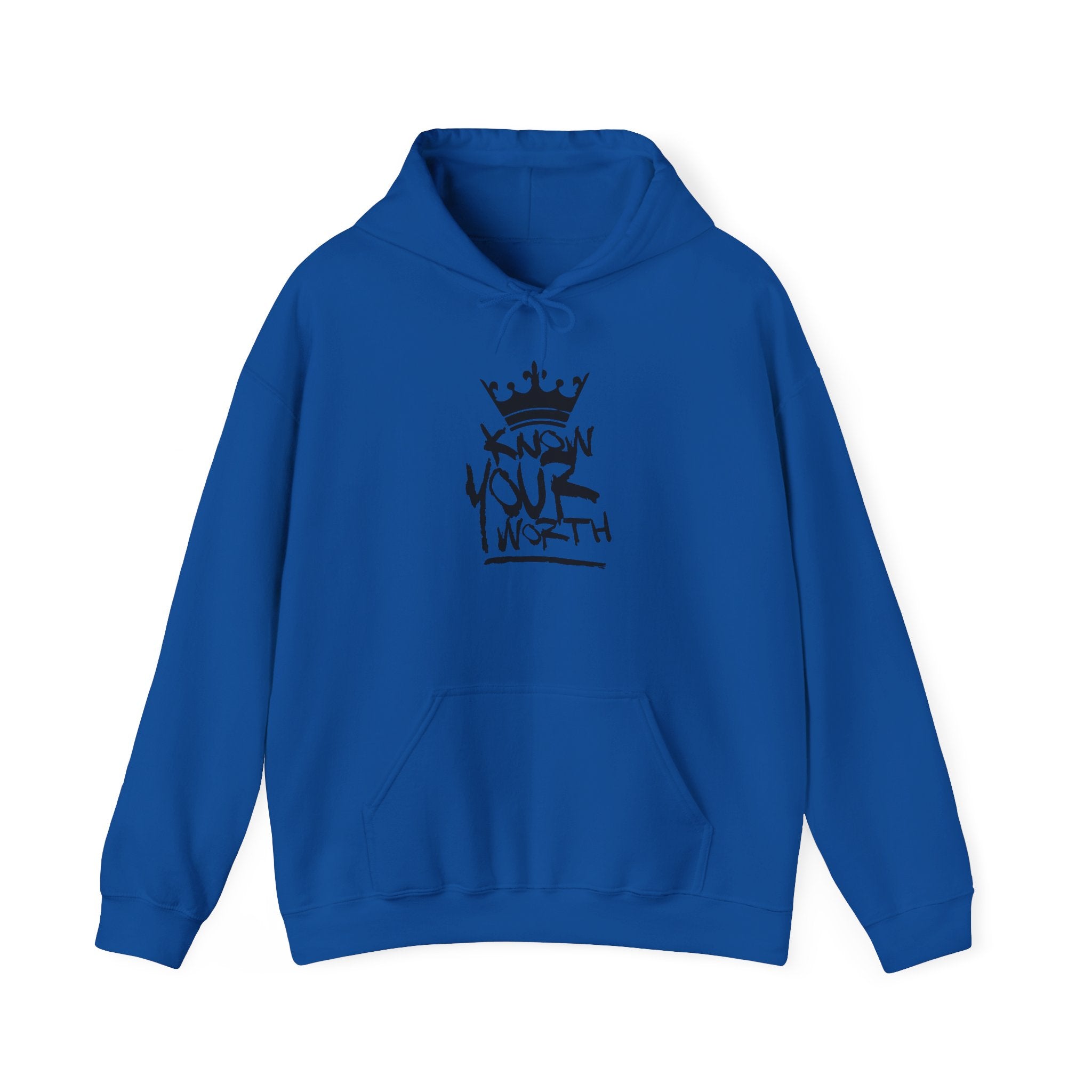 KYW — Inspirational Black Crown Graphic Hoodie