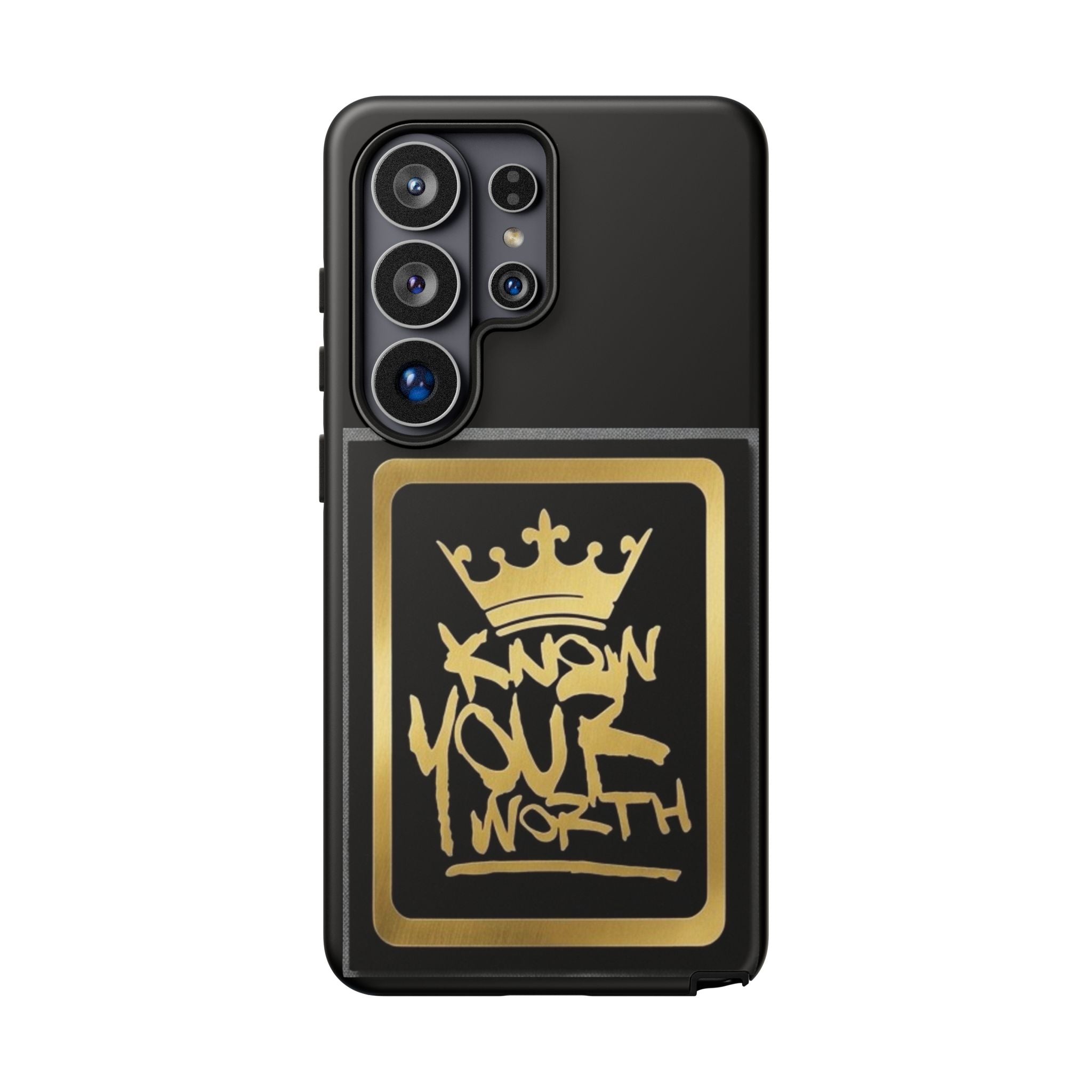 Know Your Worth 61920 - Gold Crown Cell Phone Case/ Cover