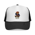 Trucker Cap - Teddy Bear Graffiti "Know Your Worth" Mesh Hat