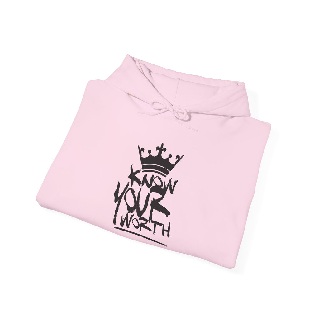 KYW — Inspirational Black Crown Graphic Hoodie