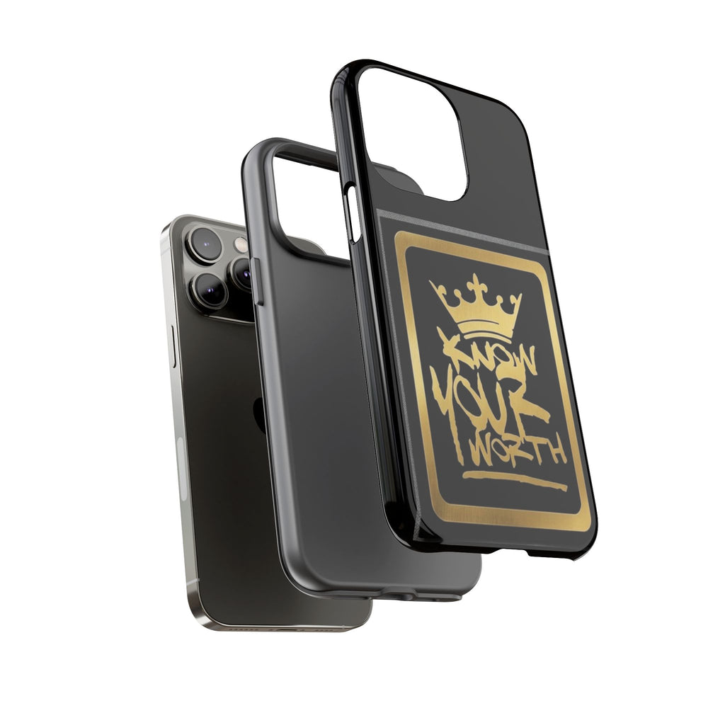 Know Your Worth 61920 - Gold Crown Cell Phone Case/ Cover