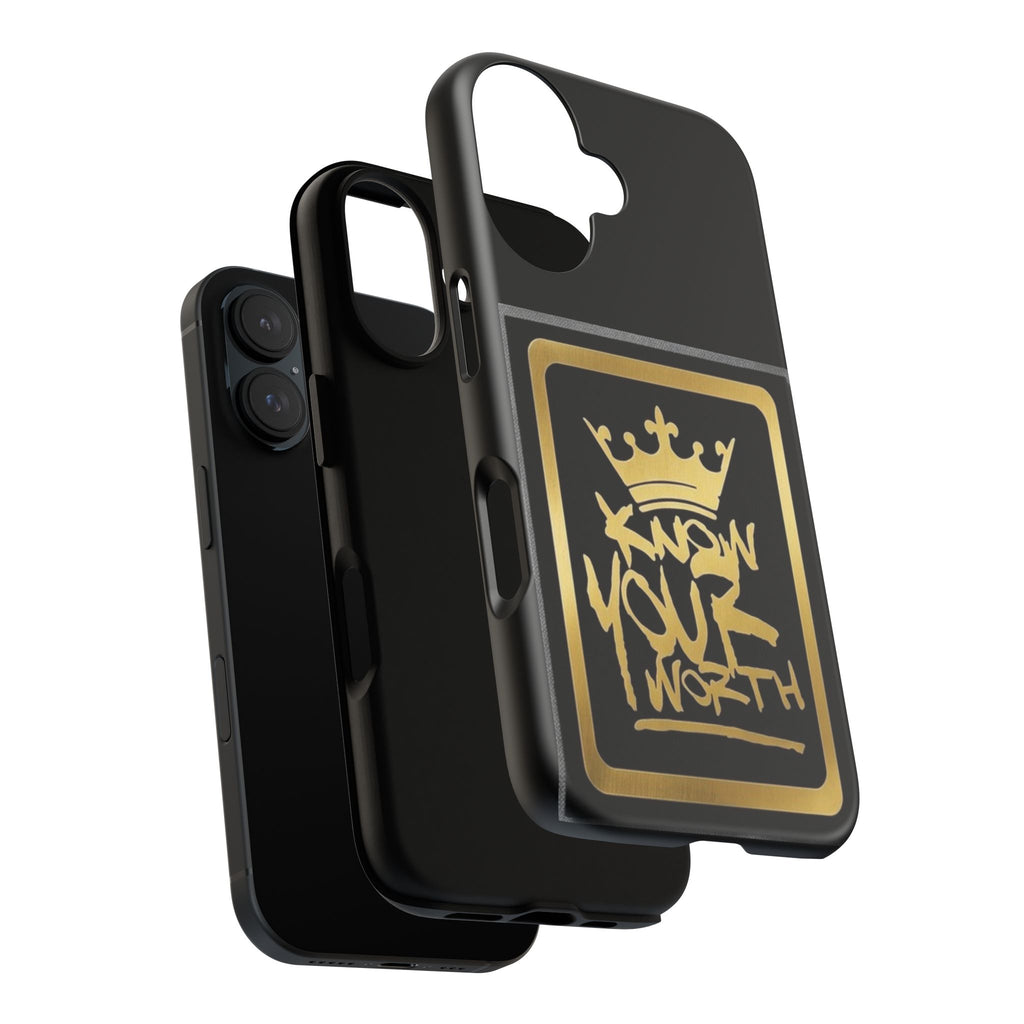 Know Your Worth 61920 - Gold Crown Cell Phone Case/ Cover