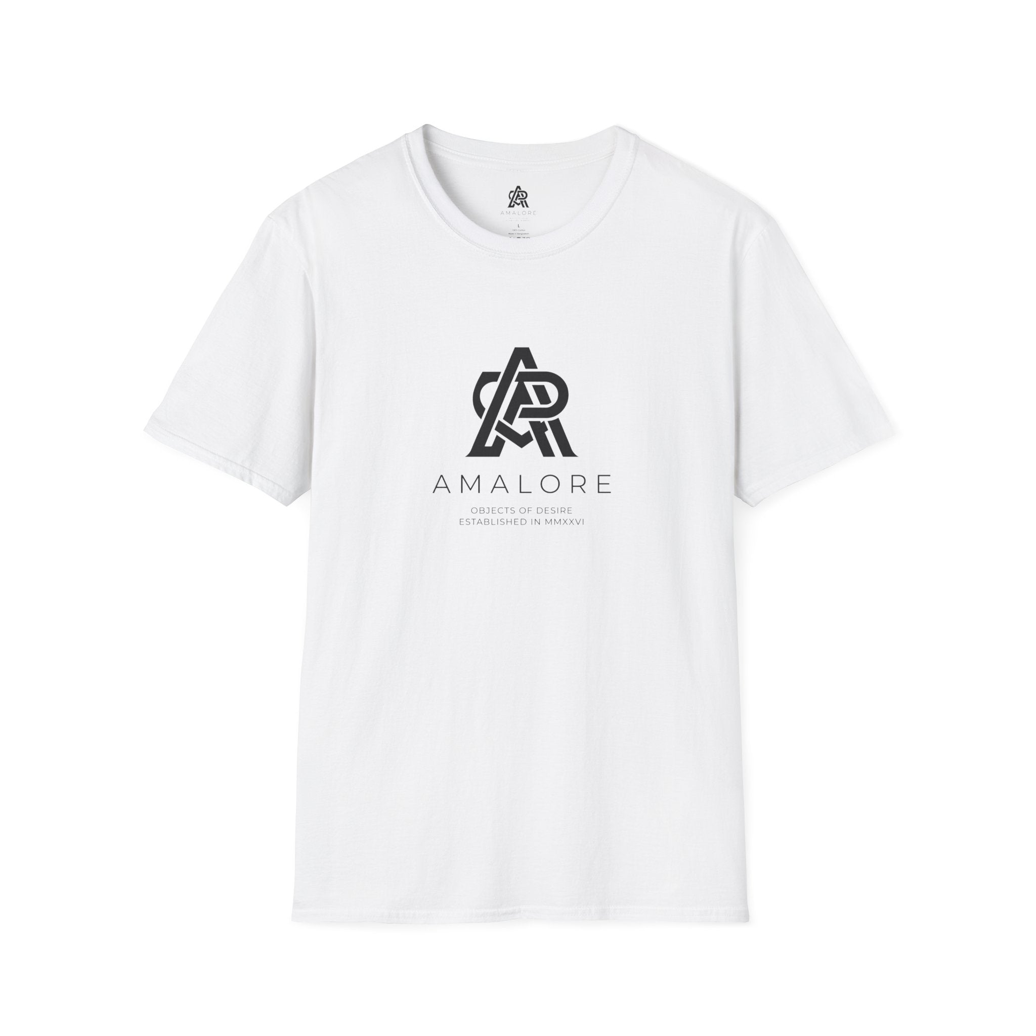 Amalore Logo T-Shirt — Minimalist Monogram Tee for Everyday Wear
