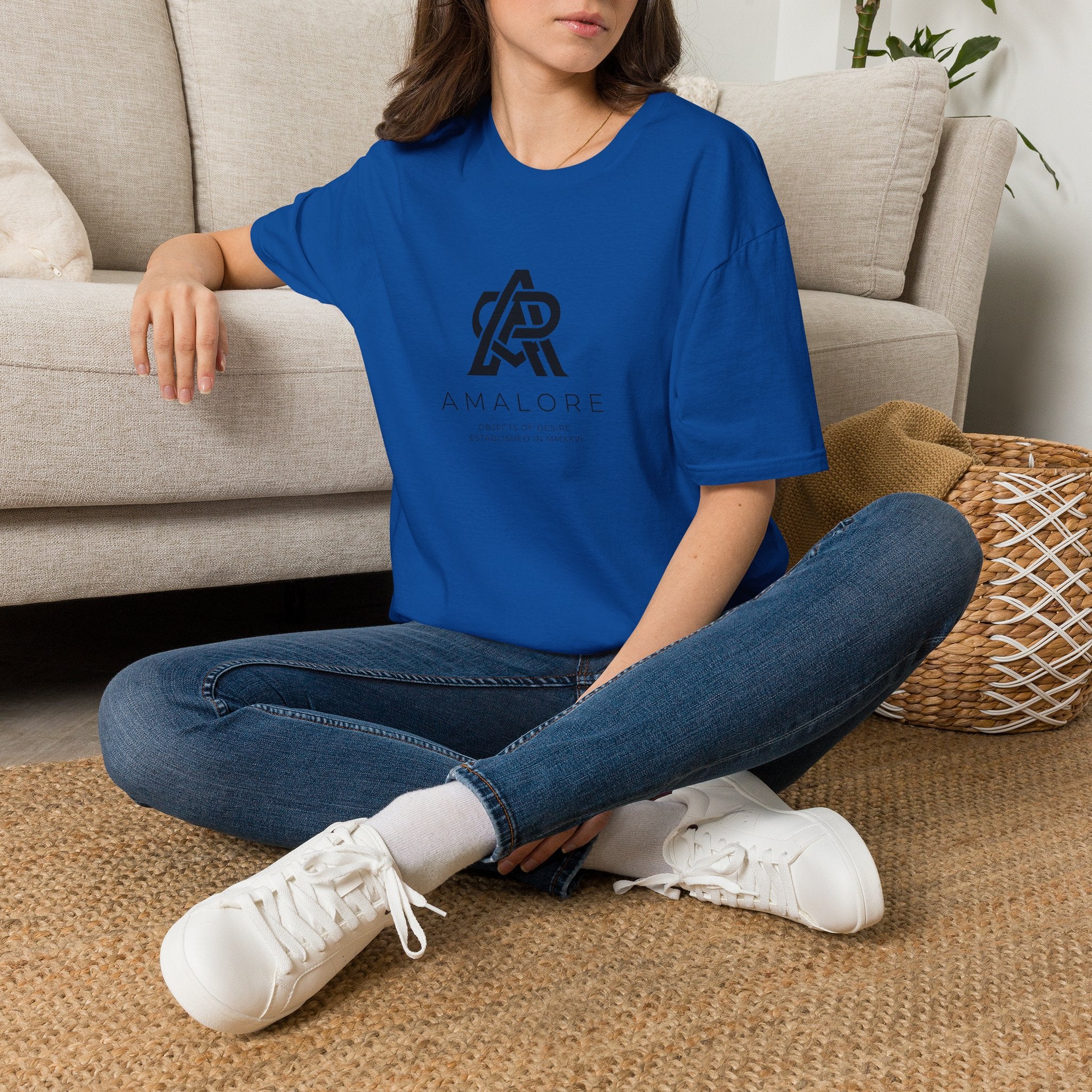 Amalore Logo T-Shirt — Minimalist Monogram Tee for Everyday Wear