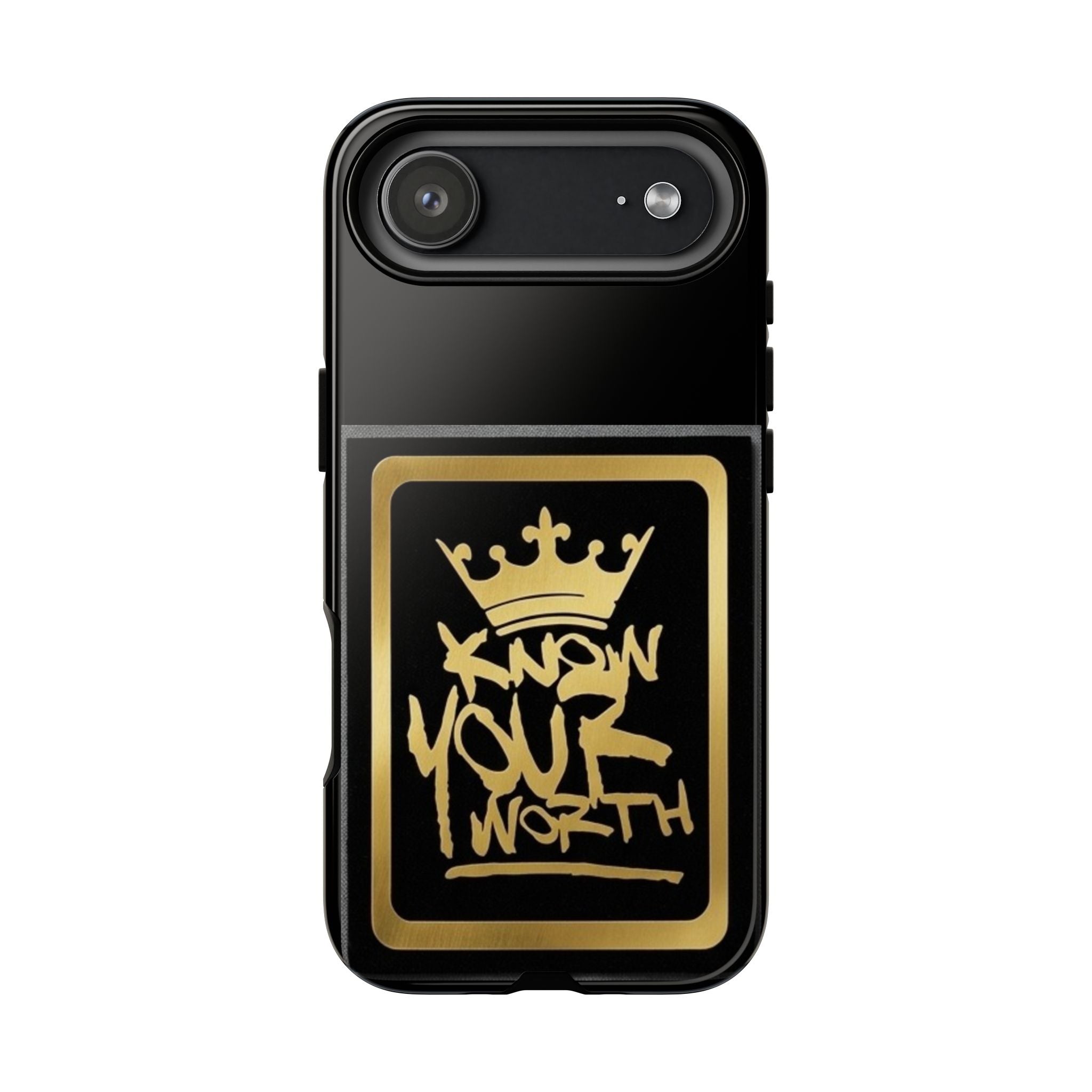 Know Your Worth 61920 - Gold Crown Cell Phone Case/ Cover