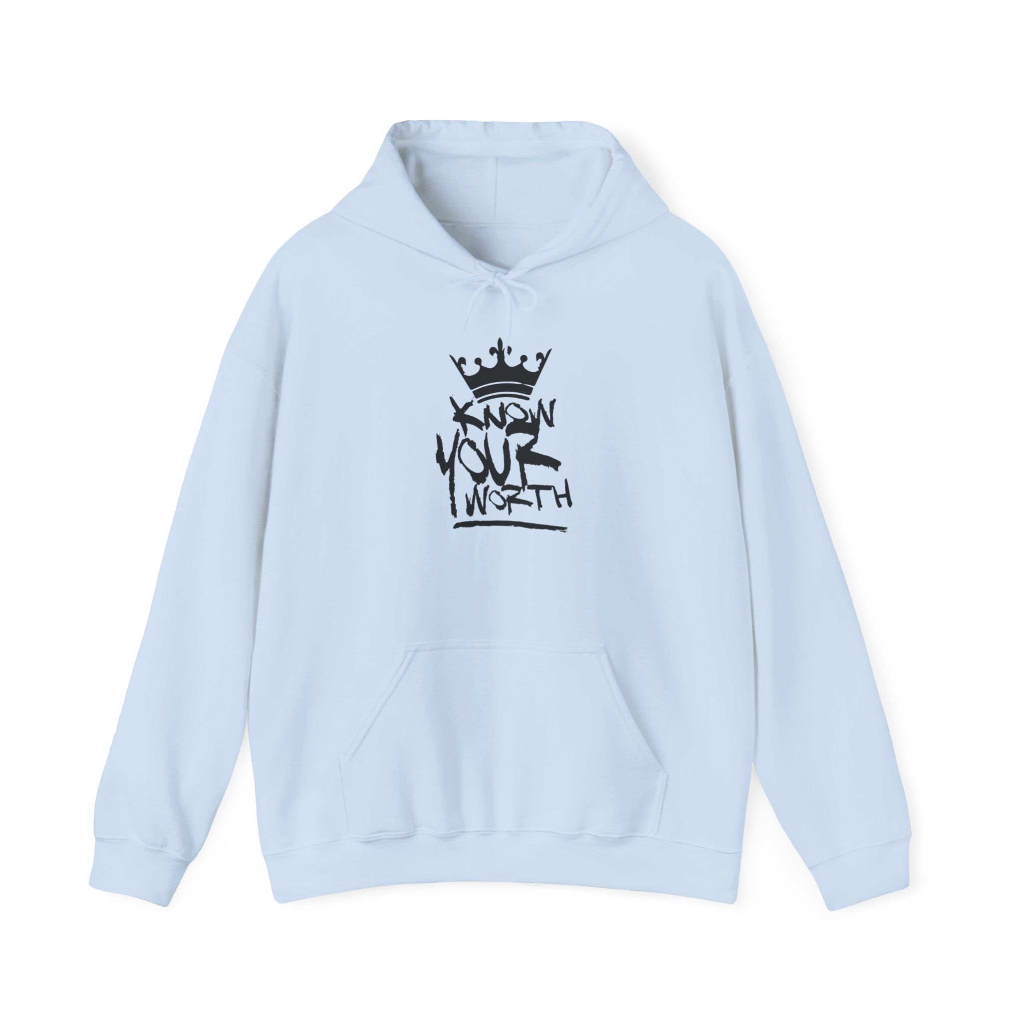 KYW — Inspirational Black Crown Graphic Hoodie