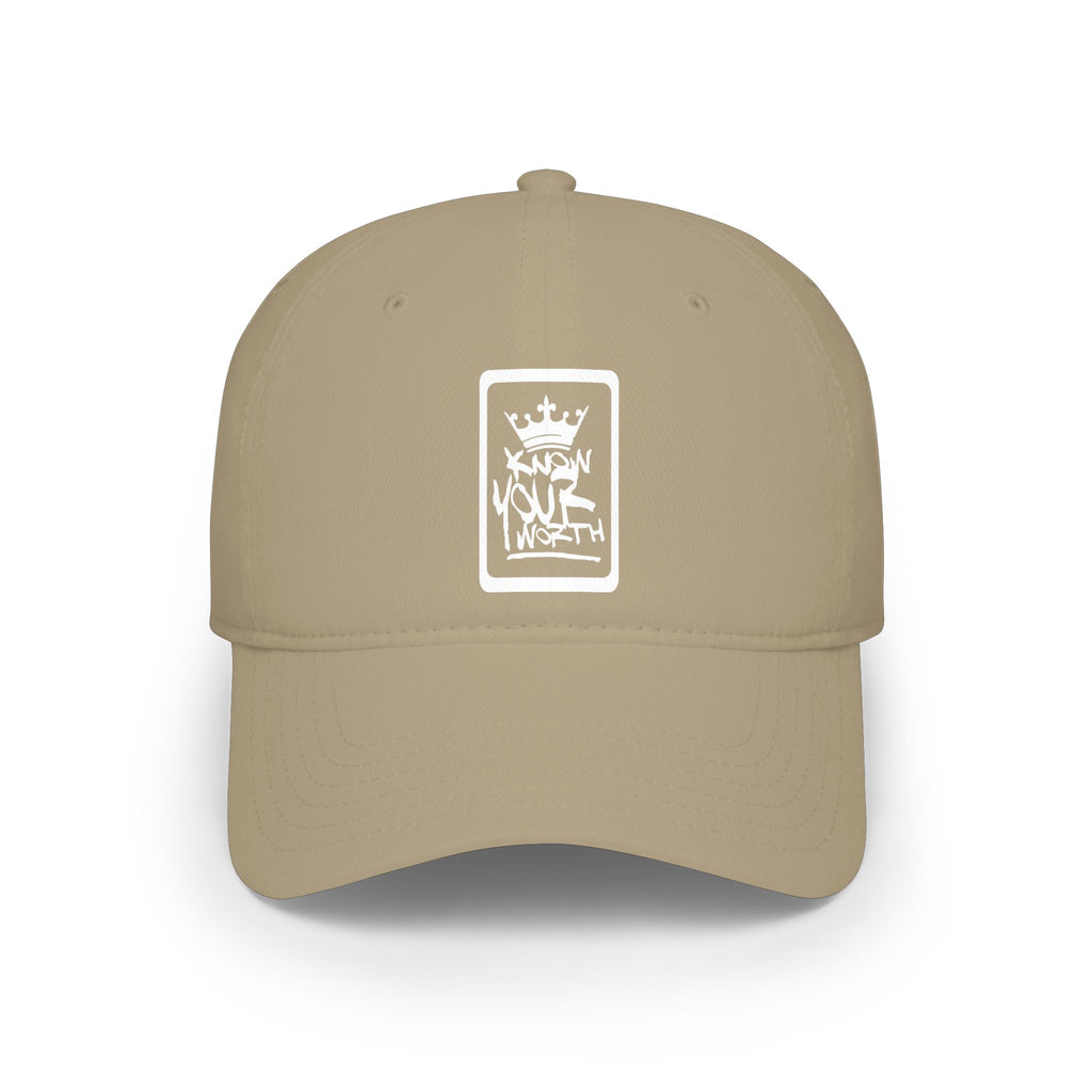 Know Your Worth Emblem - Low Profile Baseball Cap