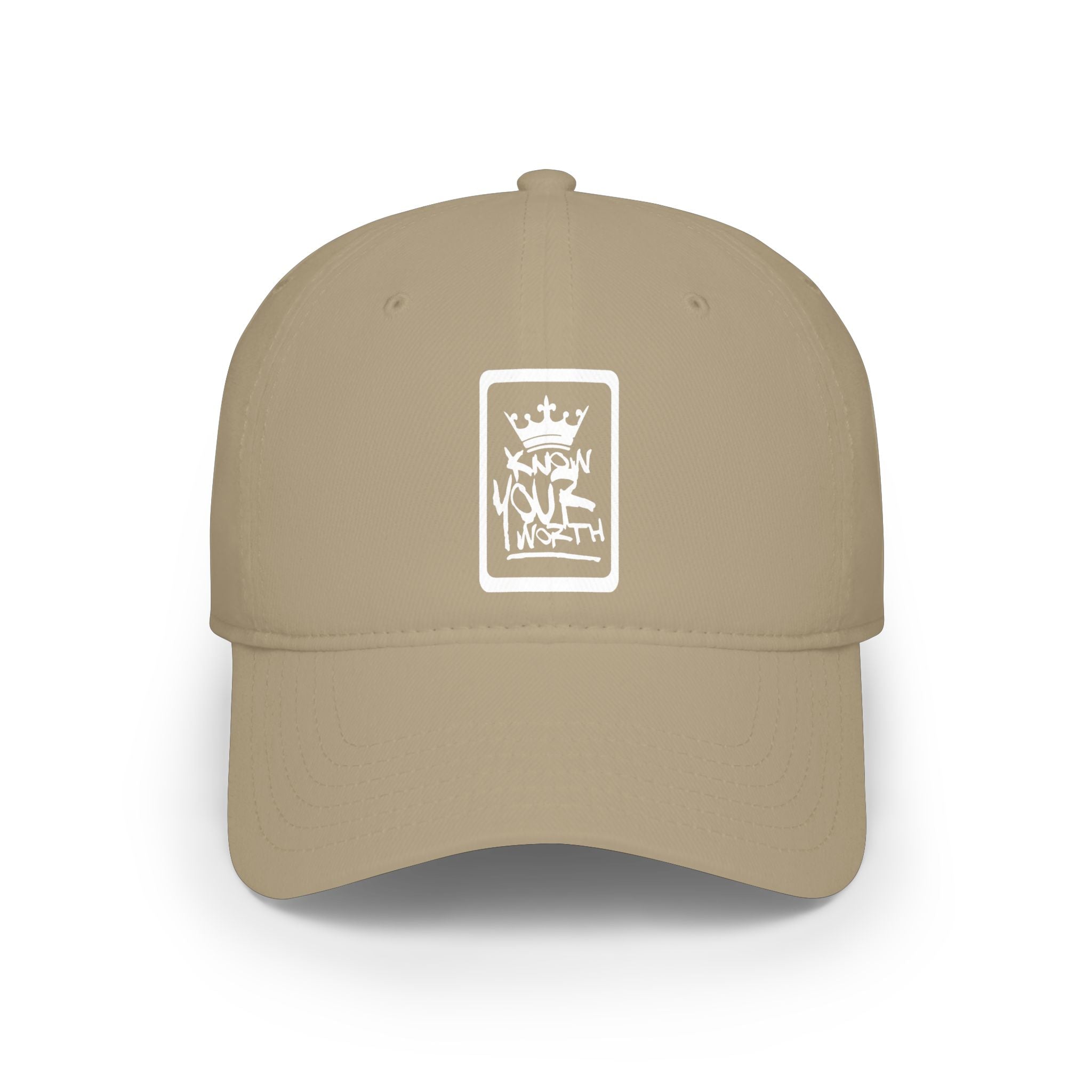 Know Your Worth Emblem - Low Profile Baseball Cap