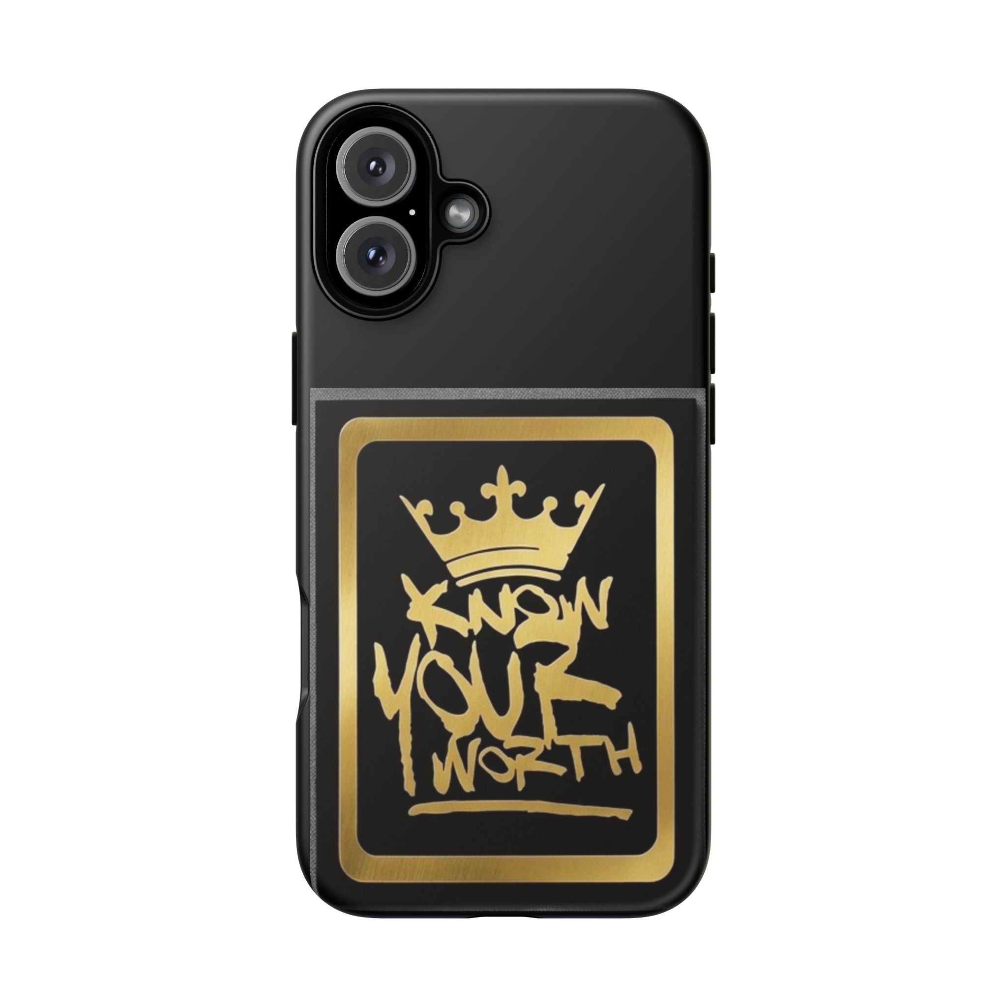 Know Your Worth 61920 - Gold Crown Cell Phone Case/ Cover