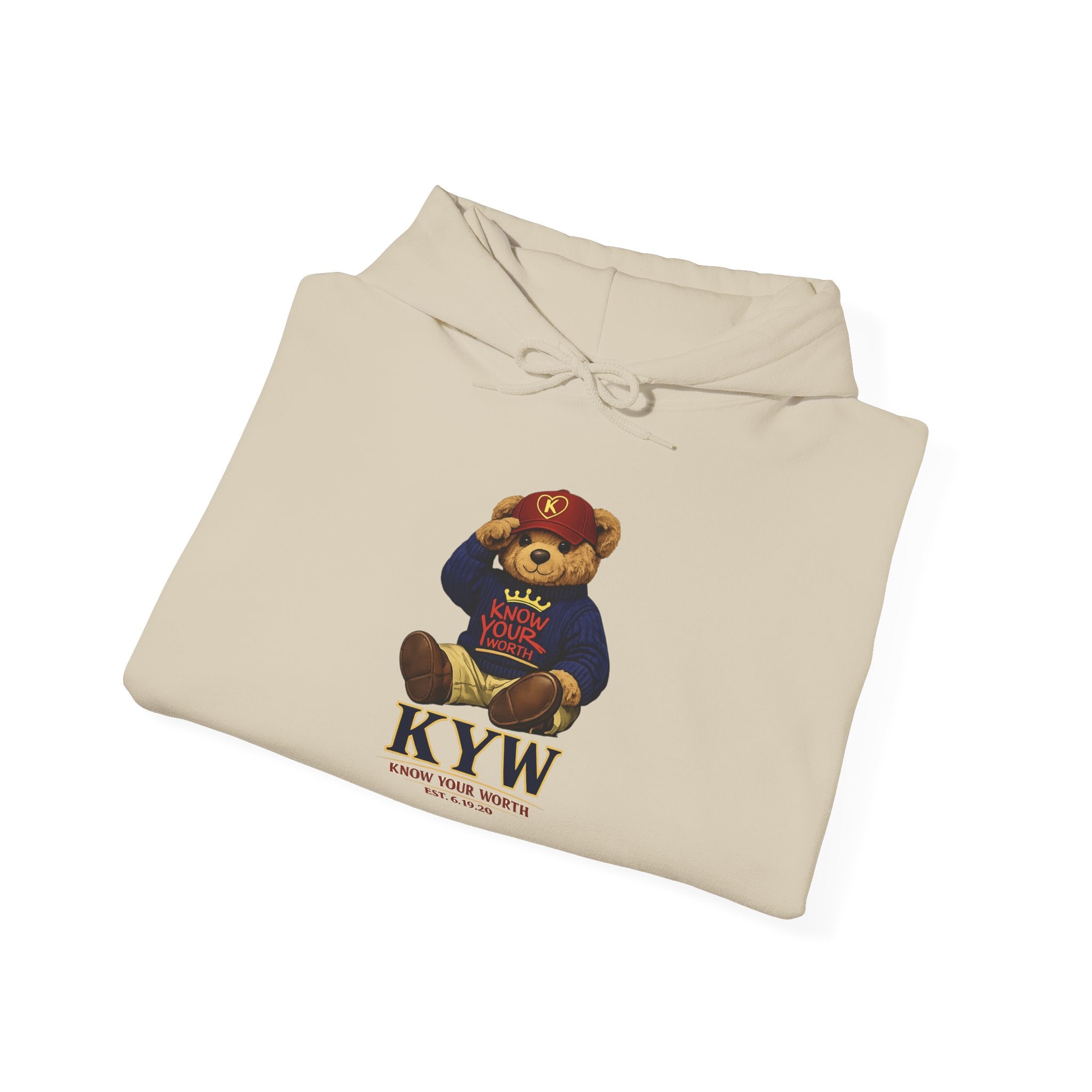 Know Your Worth Hoodie — Inspirational Crown Graphic Sweatshirt